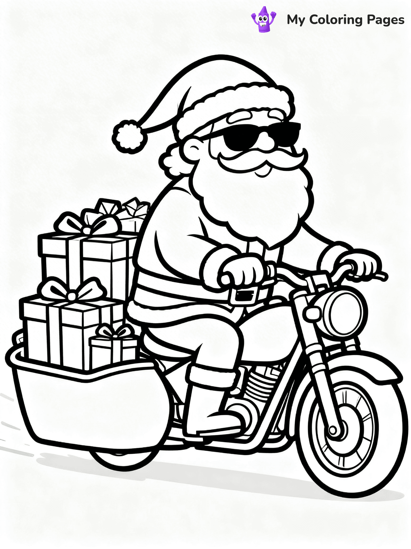 Santa Claus Coloring Pages - 12