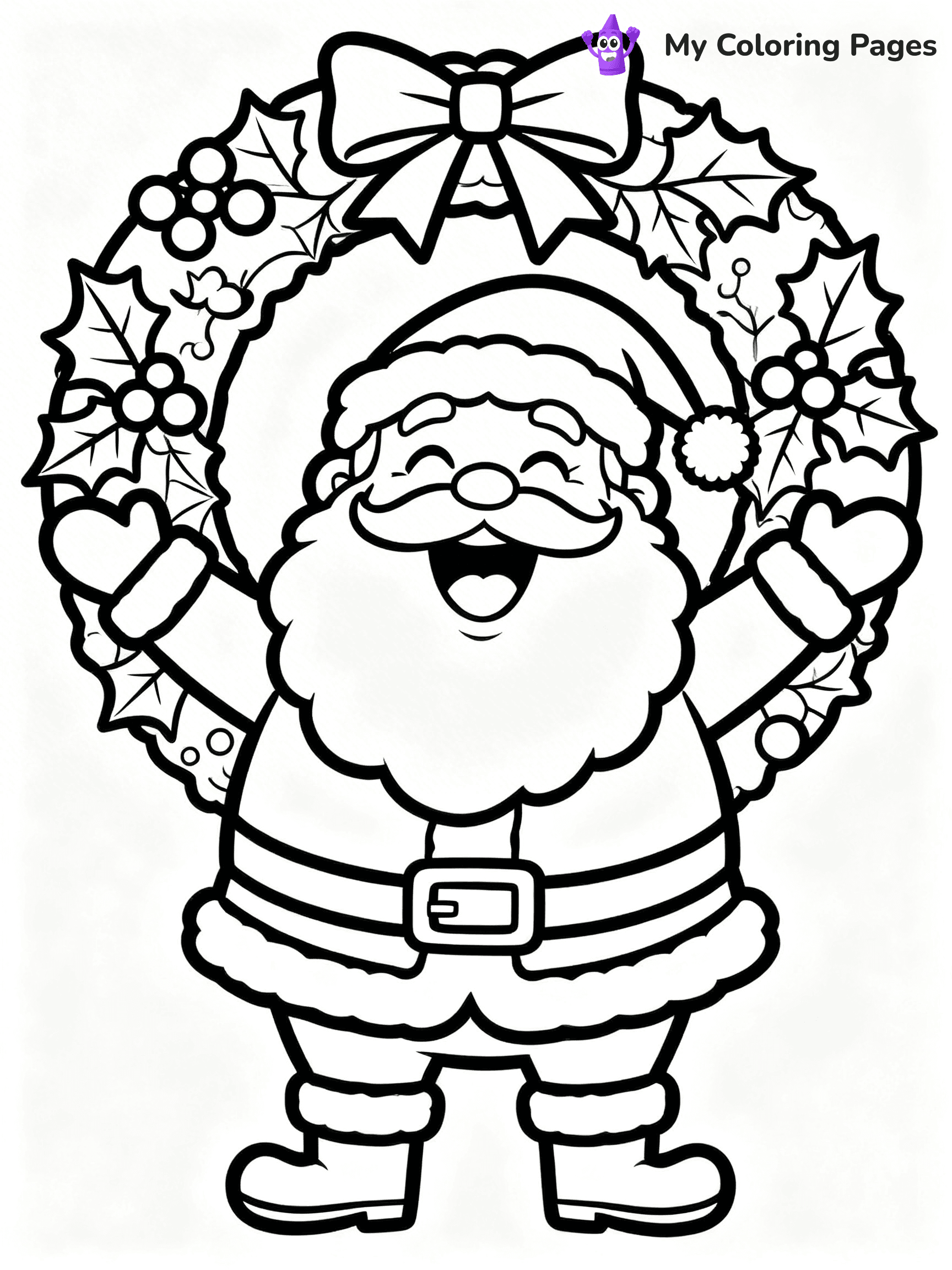 Santa Claus Coloring Pages - 9