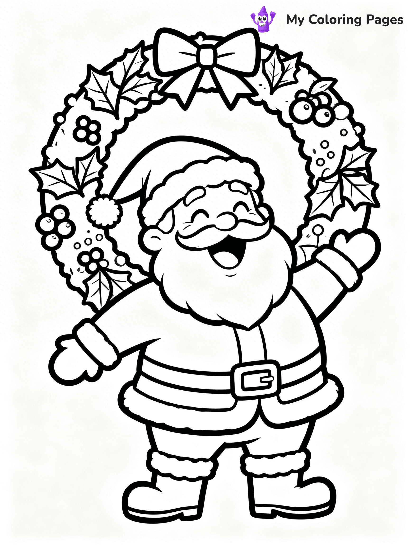 Santa Claus Coloring Pages - 8