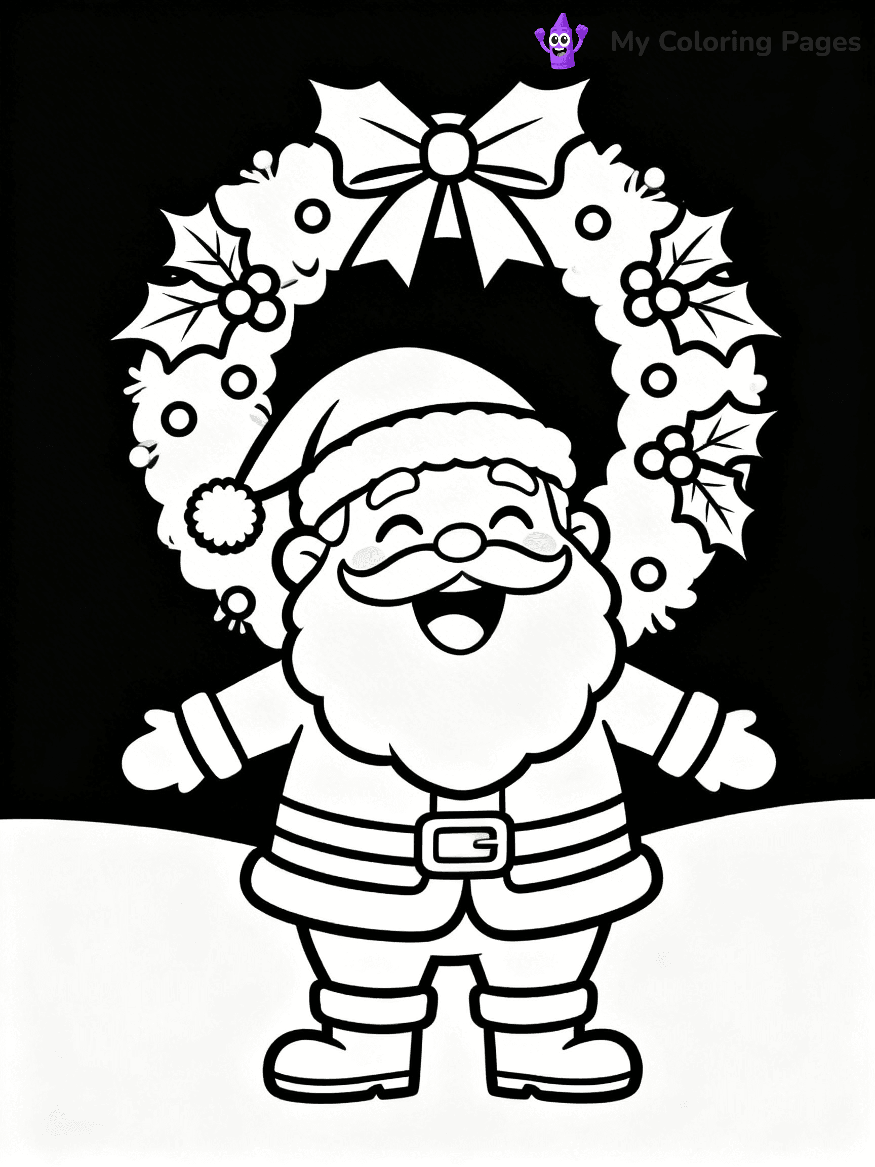Santa Claus Coloring Pages - 7