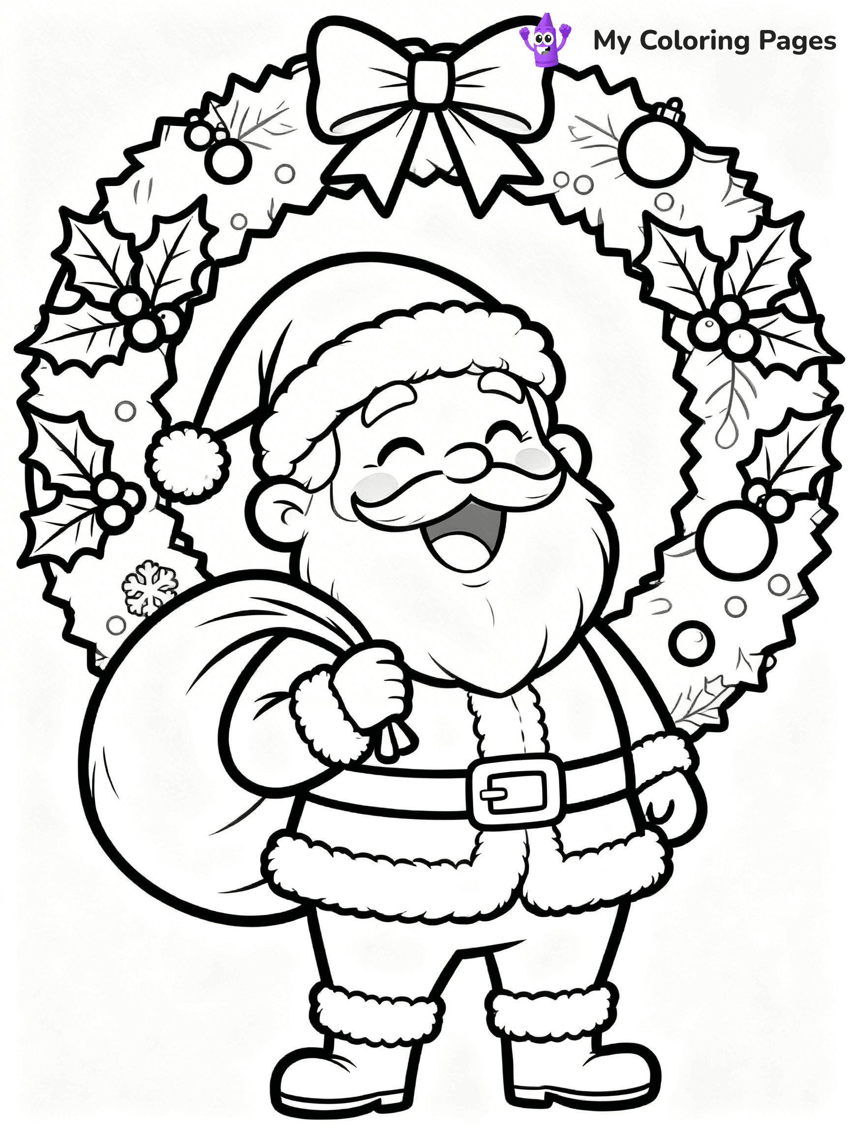 Santa Claus Coloring Pages - 6