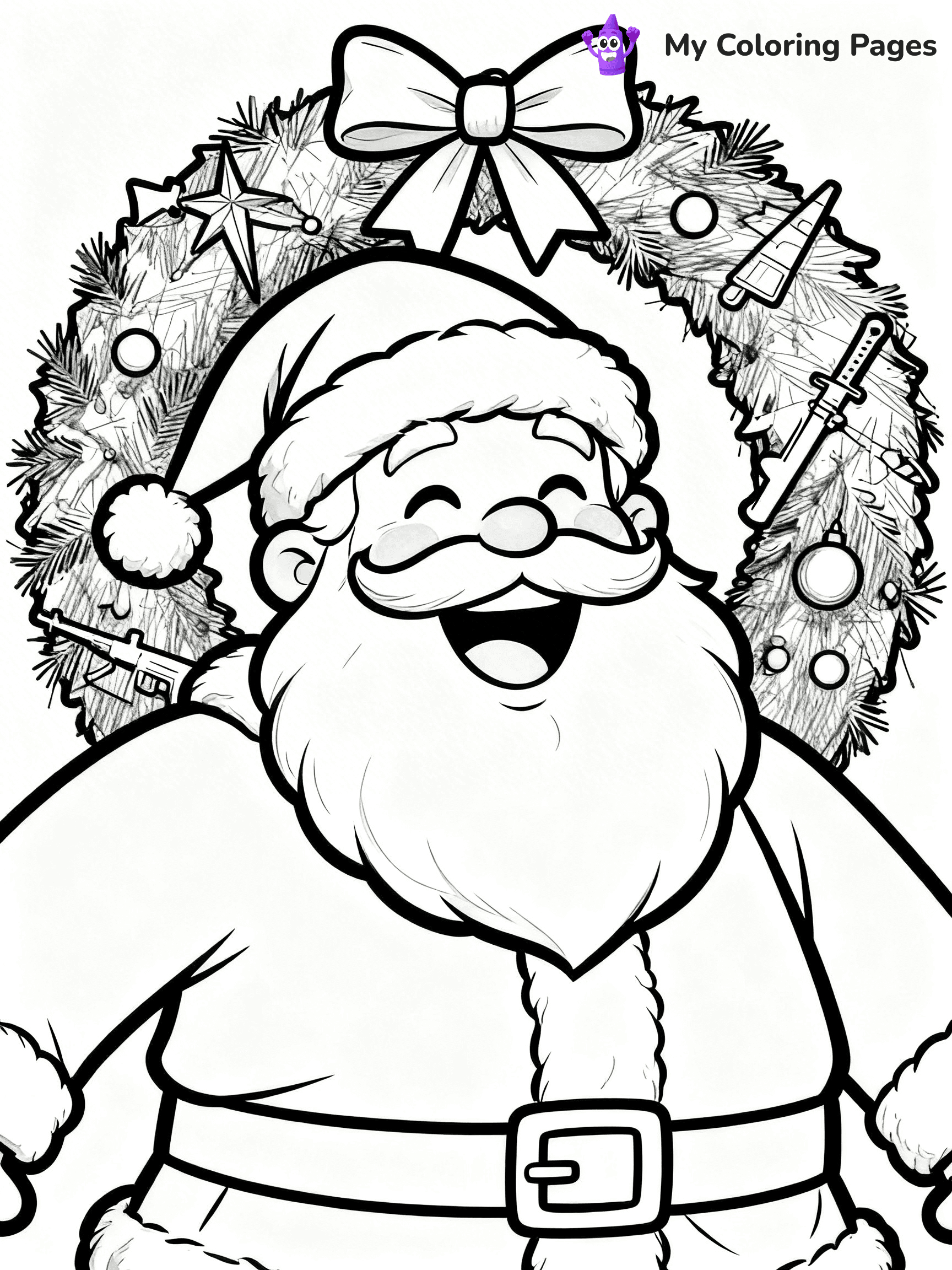 Santa Claus Coloring Pages - 4