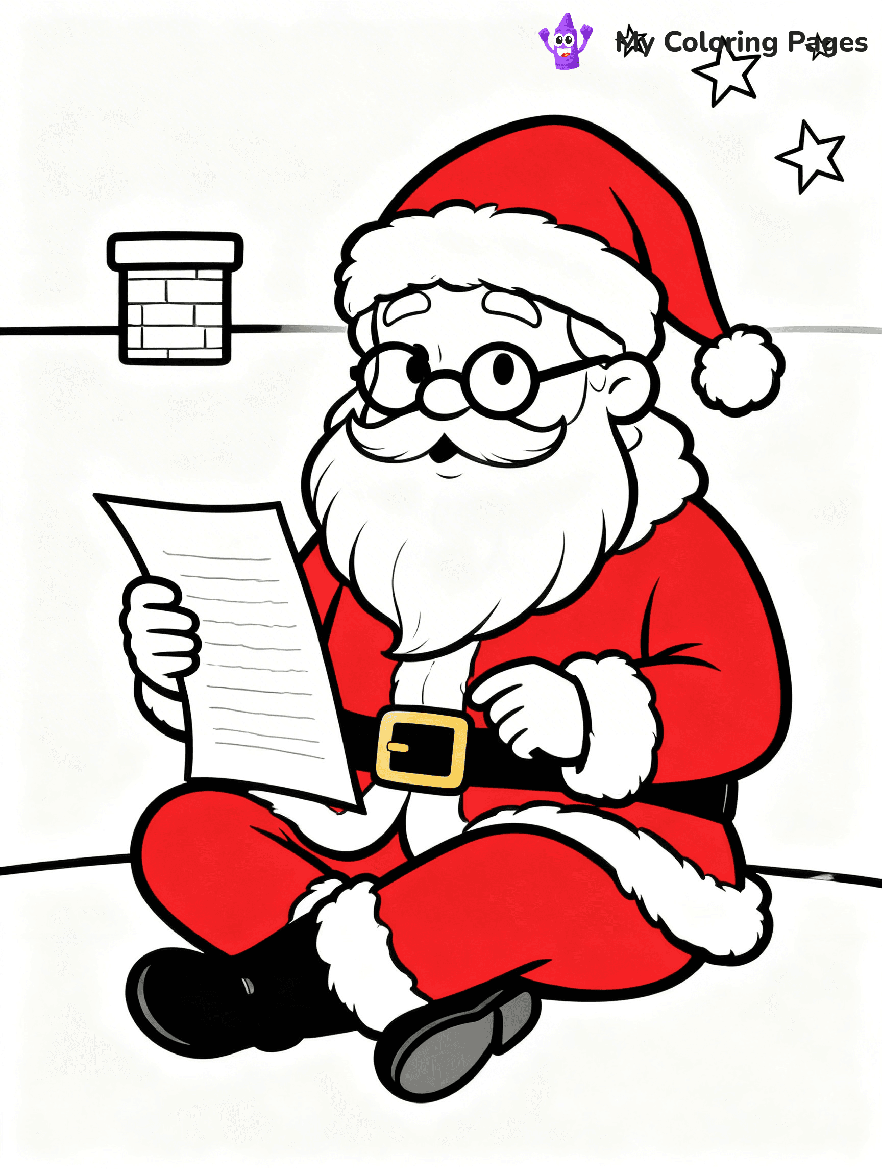 Santa Claus Coloring Pages - 3