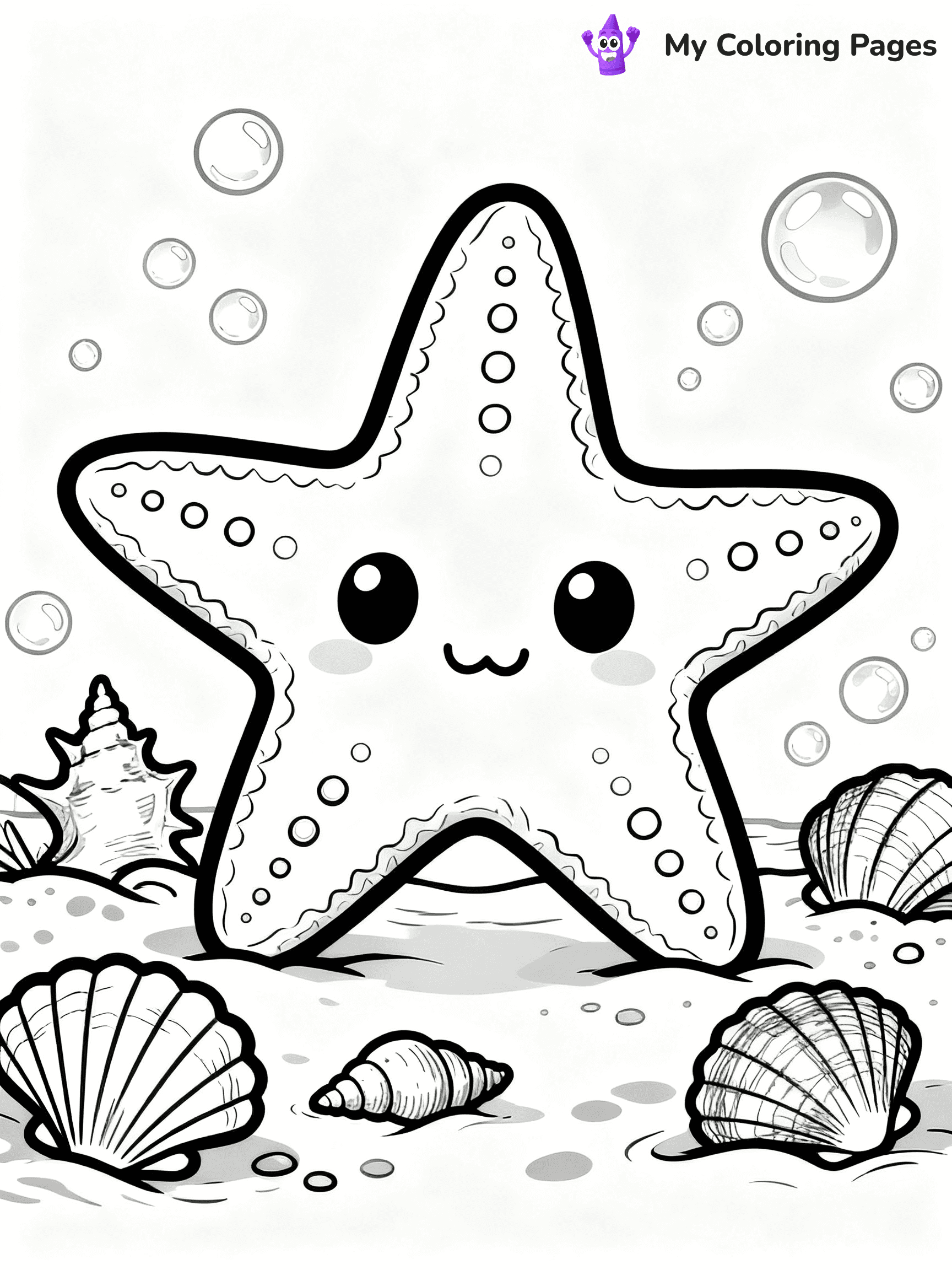 Starfish Coloring Pages - 25