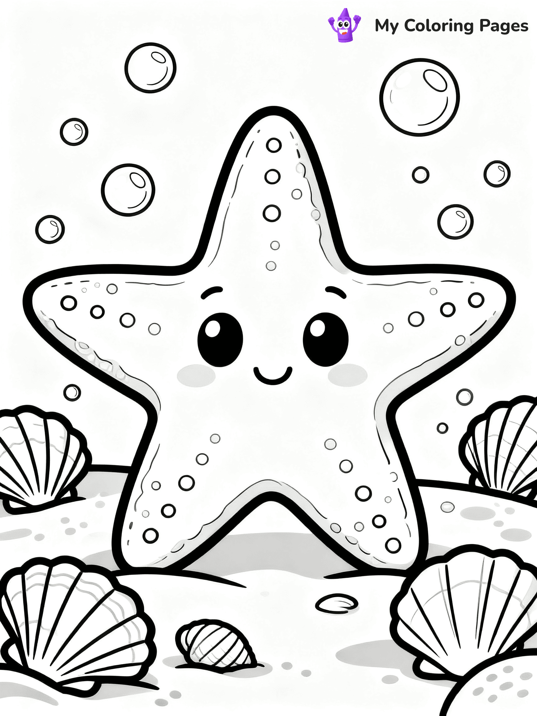 Starfish Coloring Pages - 24