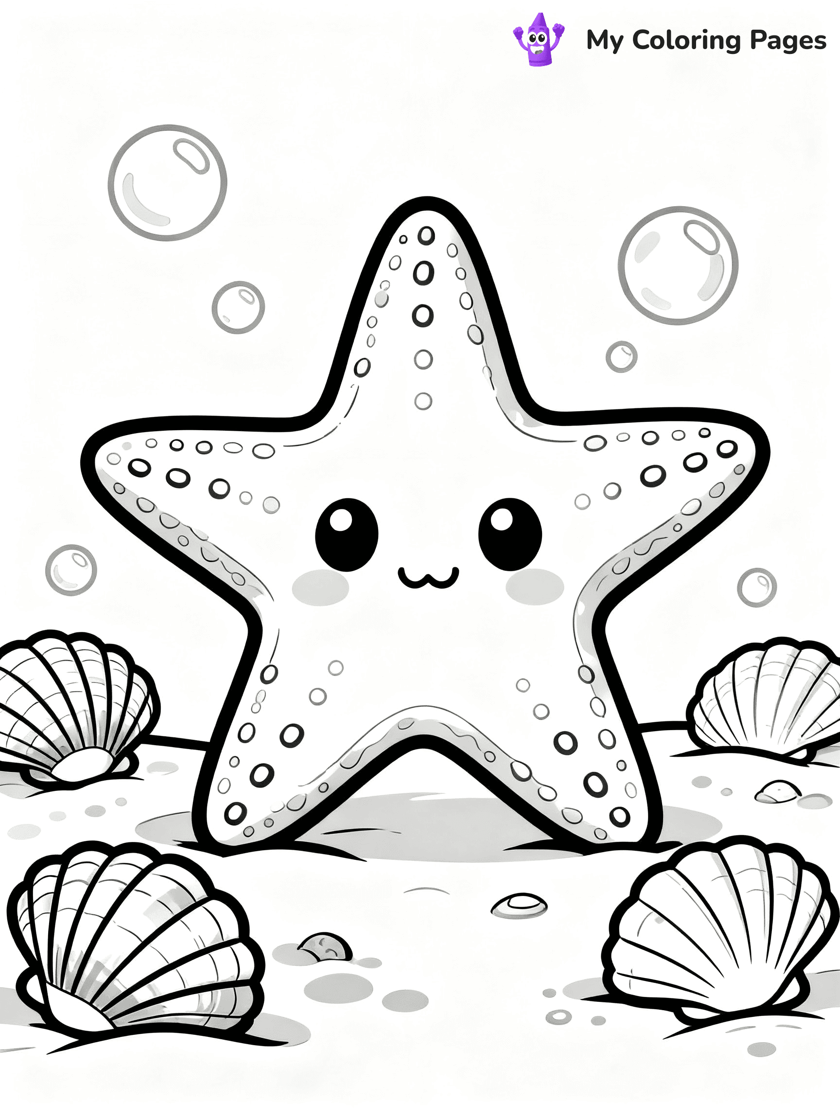 Starfish Coloring Pages - 21