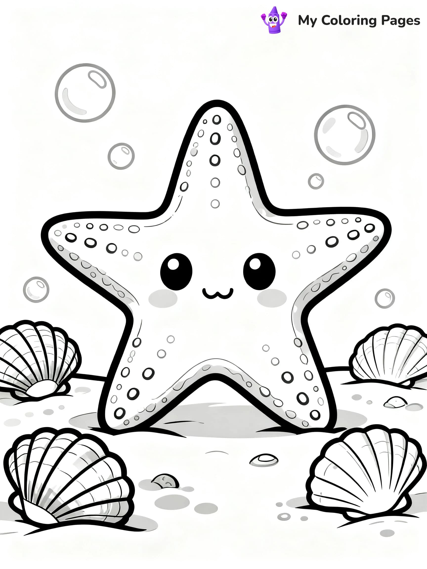 Starfish Coloring Pages - 21