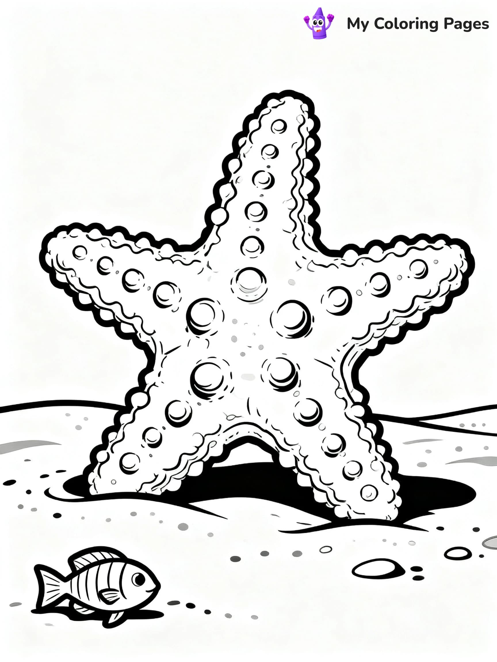 Starfish Coloring Pages - 20