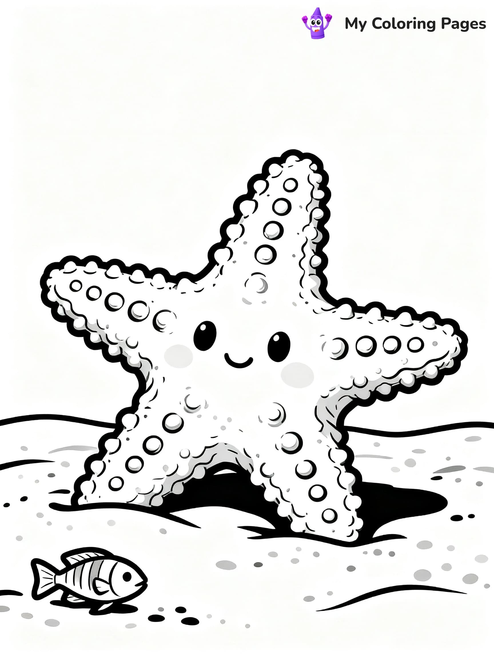 Starfish Coloring Pages - 18