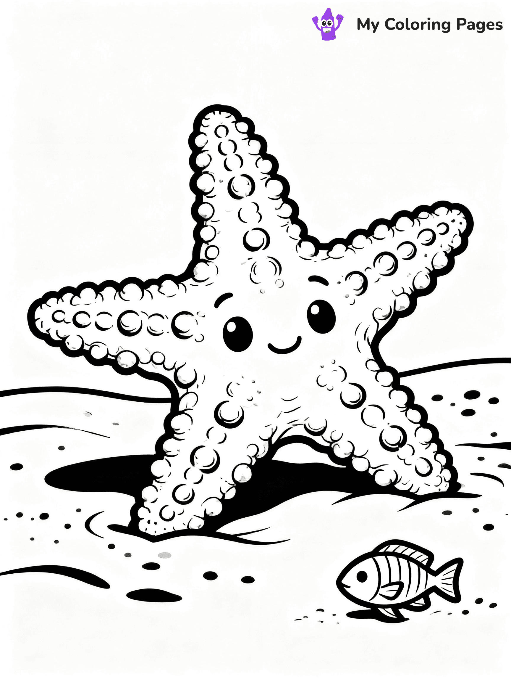 Starfish Coloring Pages - 15