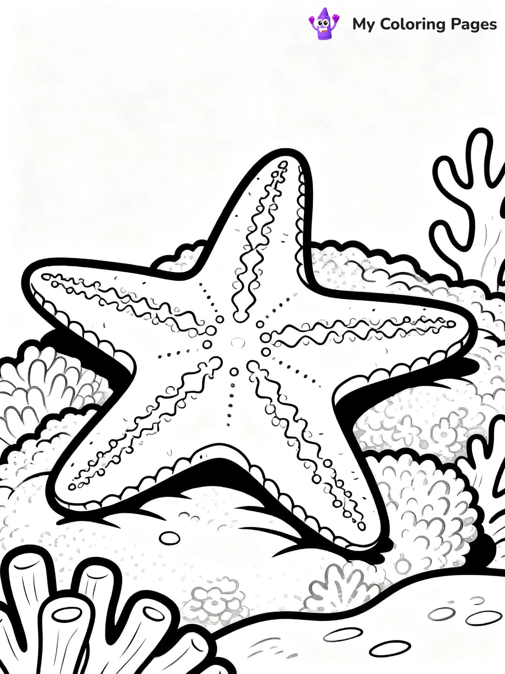 Starfish Coloring Pages - 14