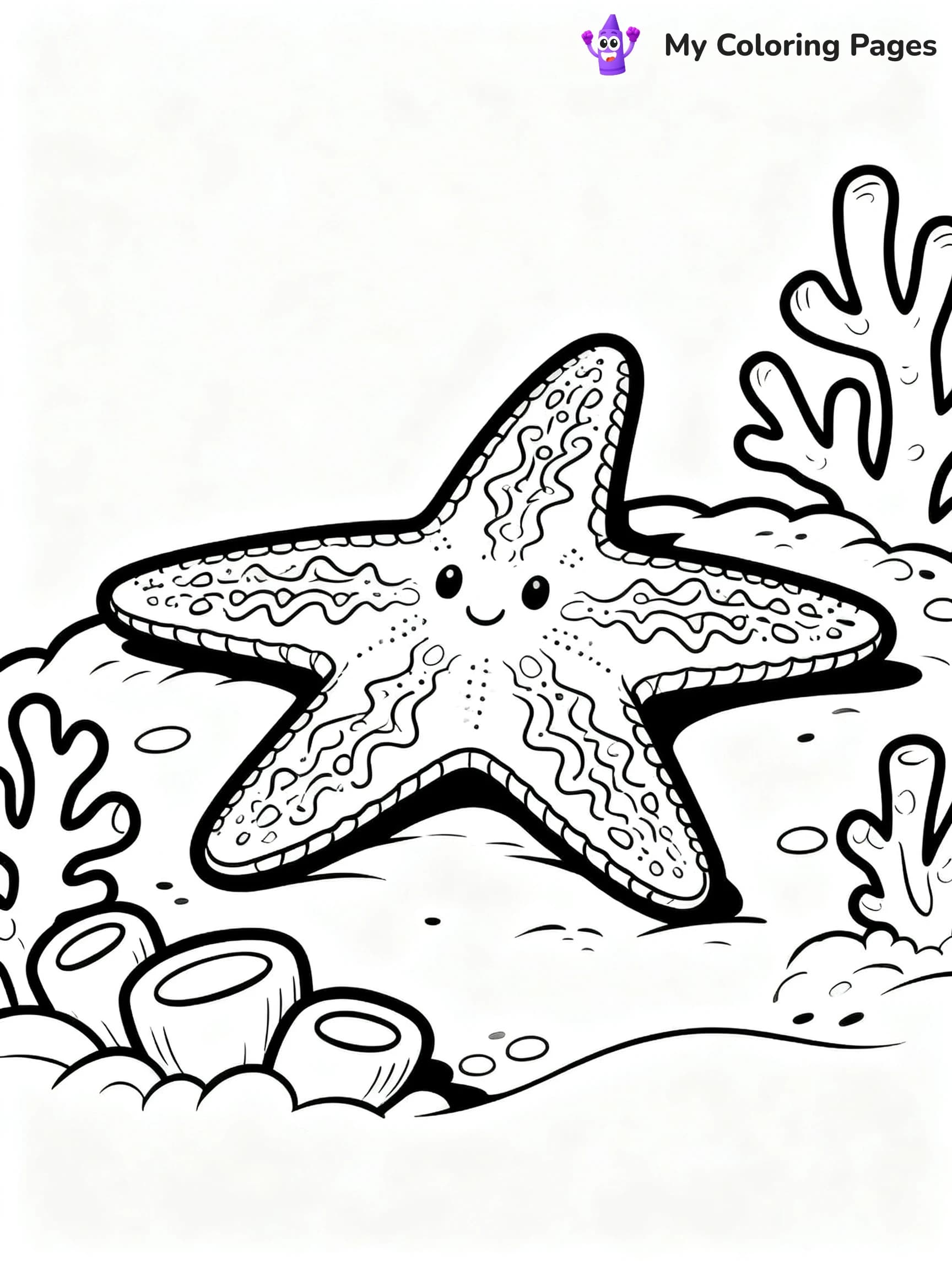 Starfish Coloring Pages - 13