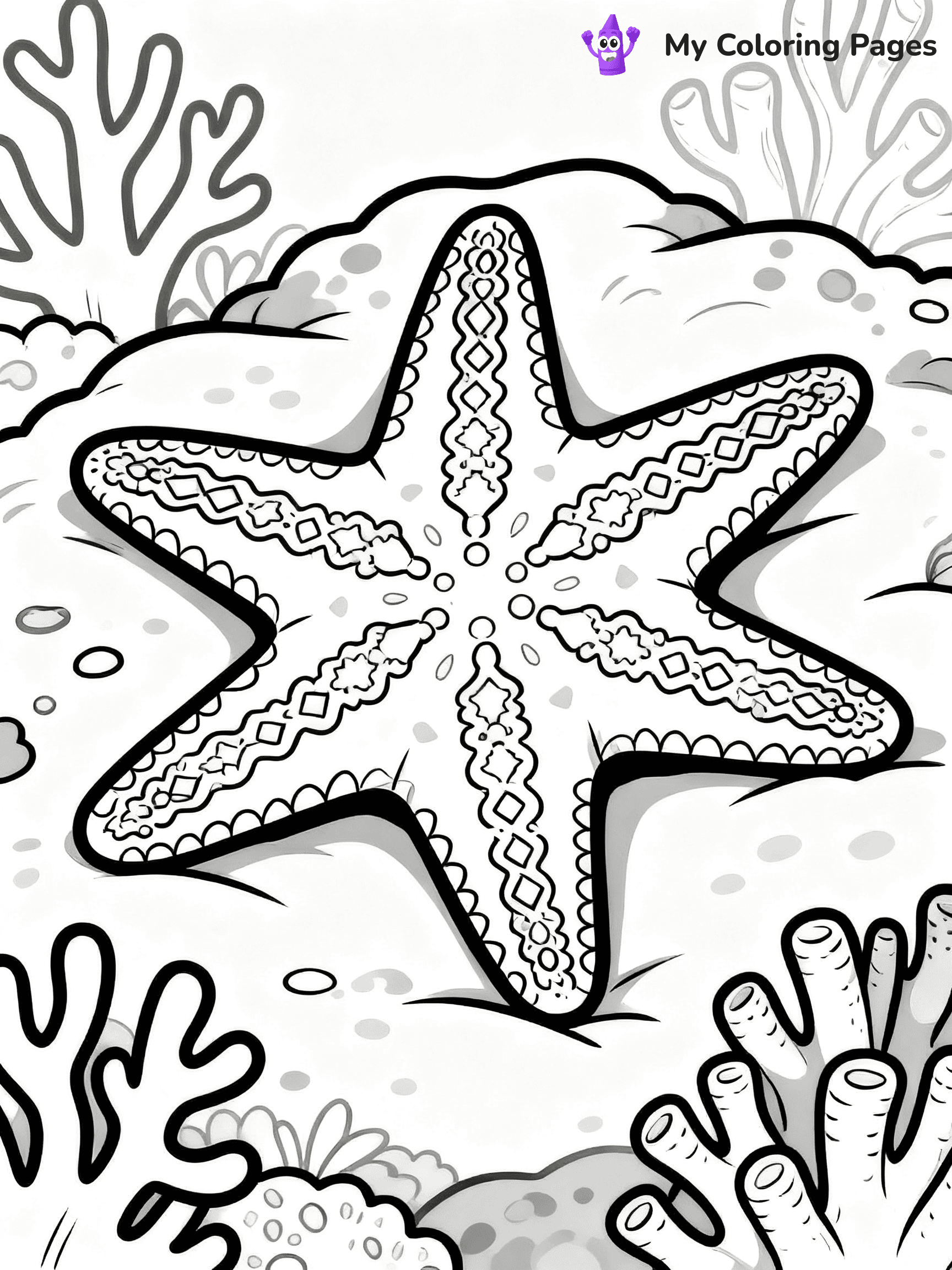 Starfish Coloring Pages - 10