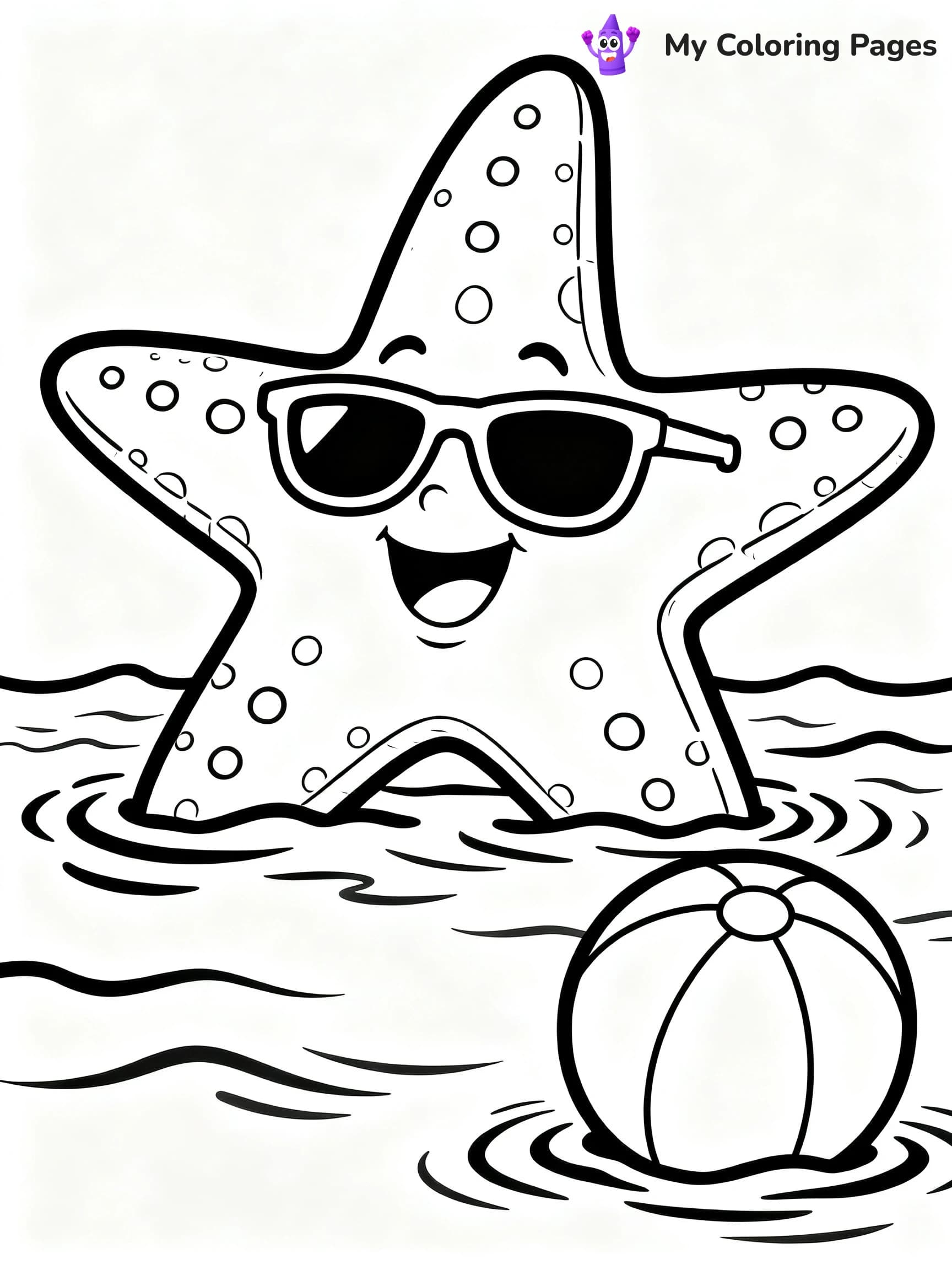 Starfish Coloring Pages - 7