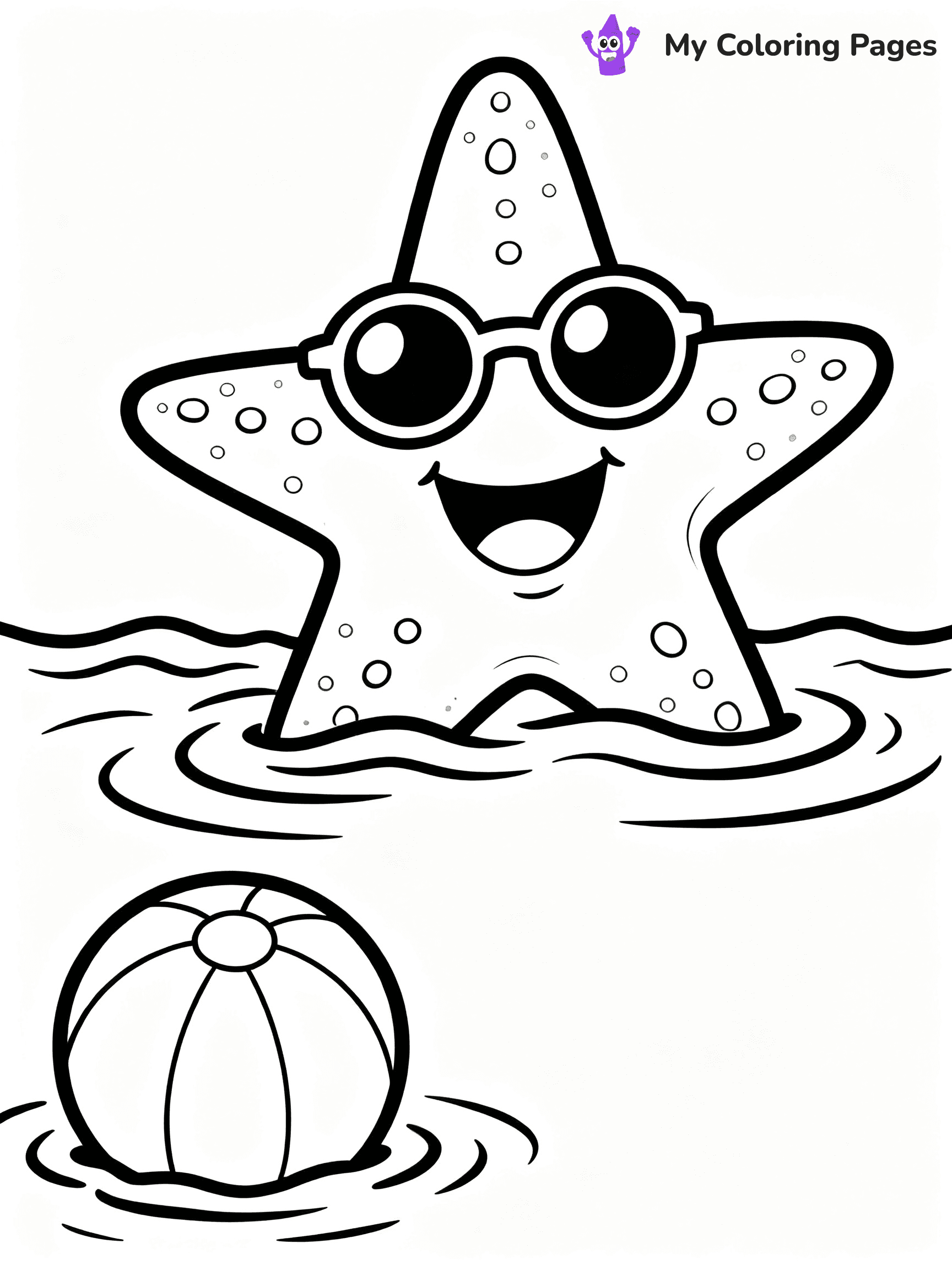 Starfish Coloring Pages - 6