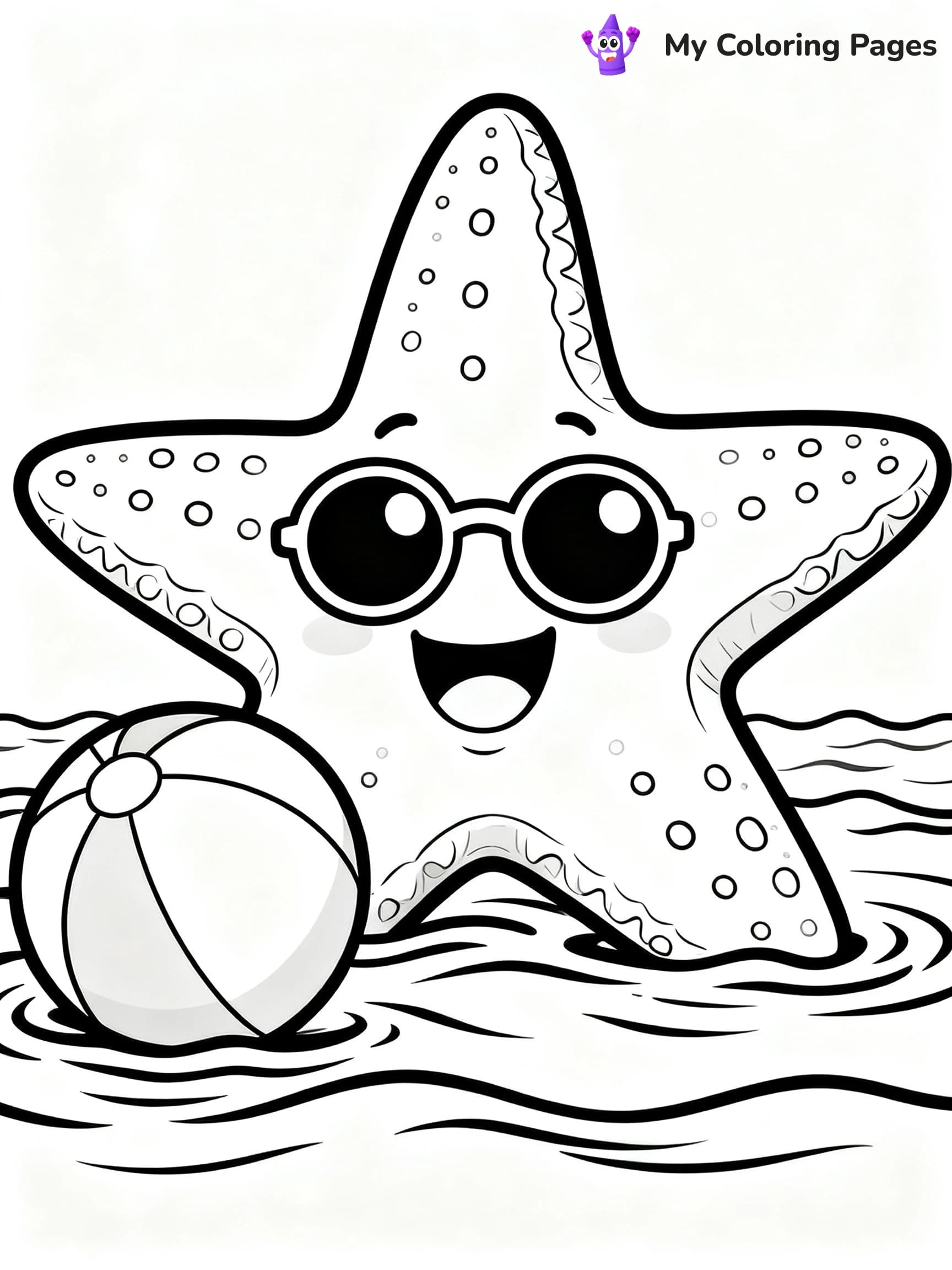 Starfish Coloring Pages - 5