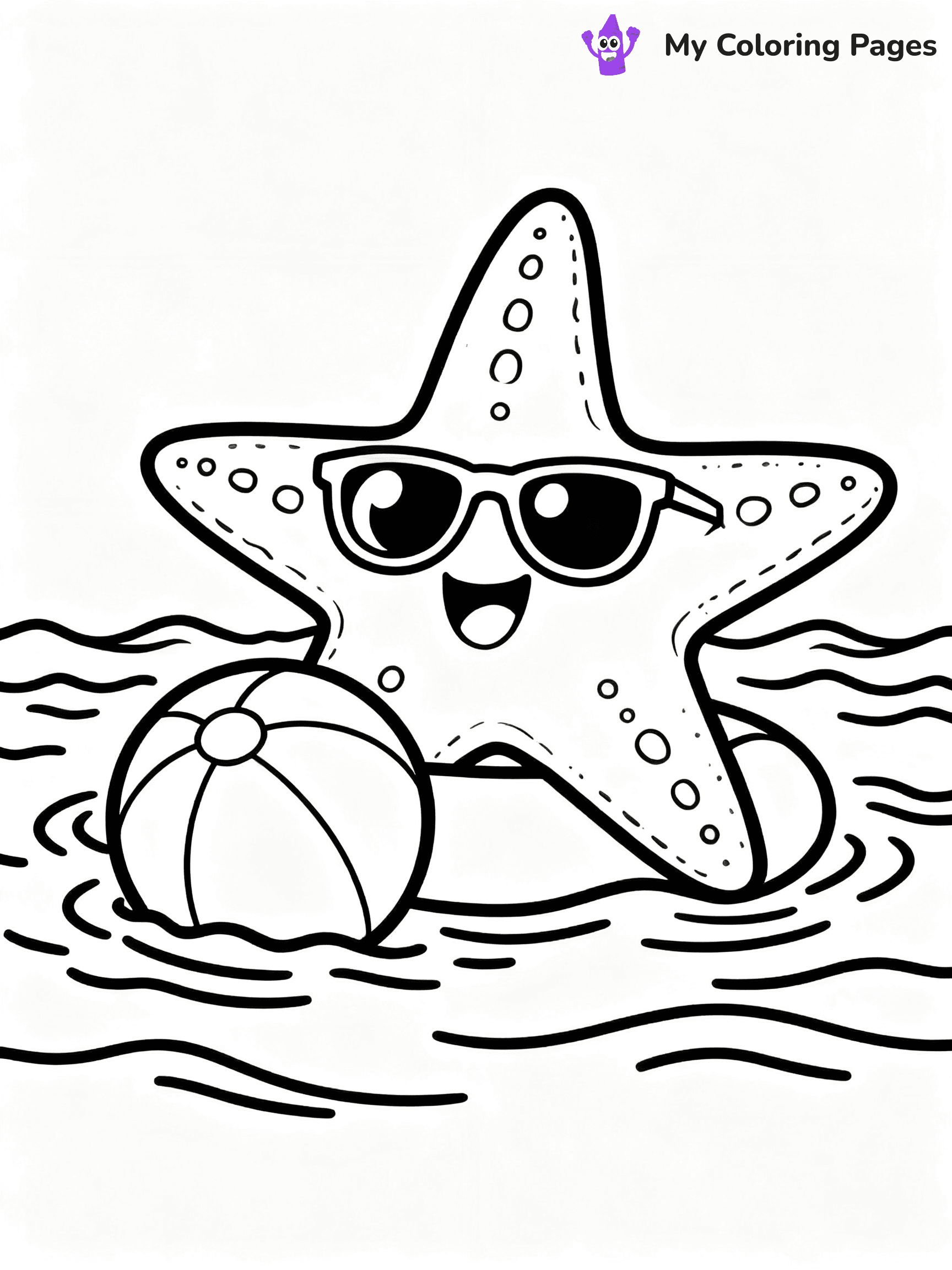 Starfish Coloring Pages - 4