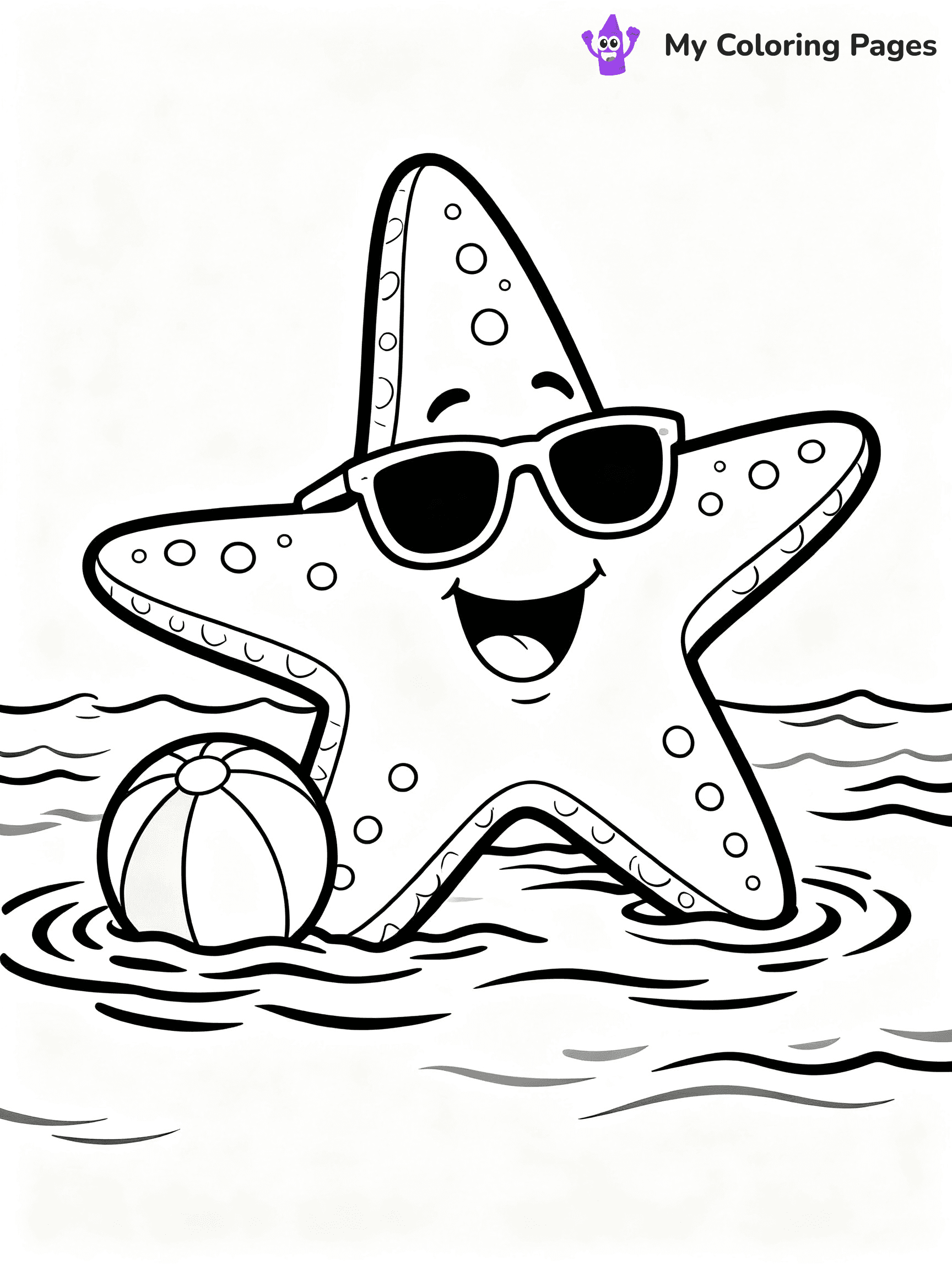 Starfish Coloring Pages - 3