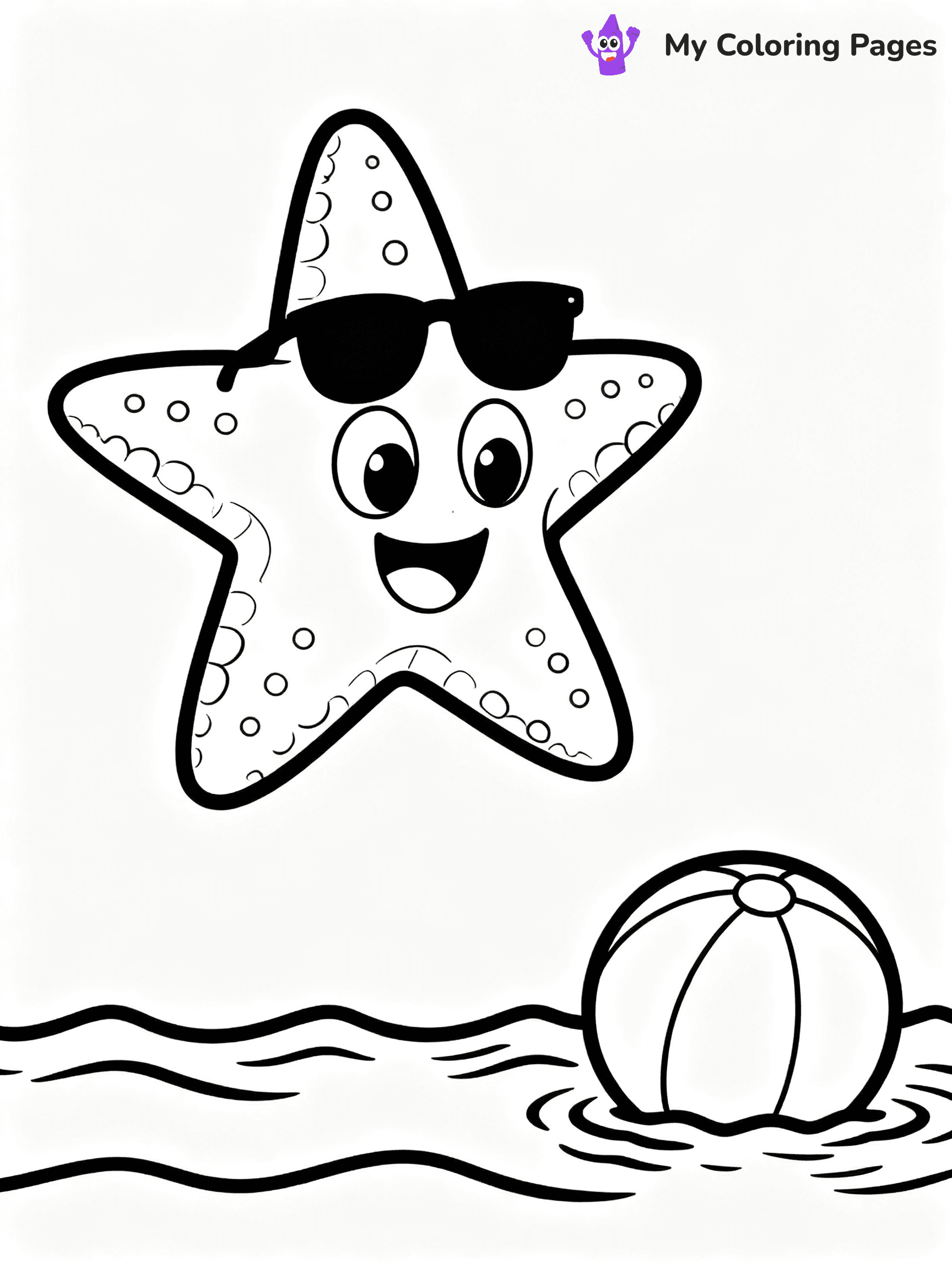 Starfish Coloring Pages - 2