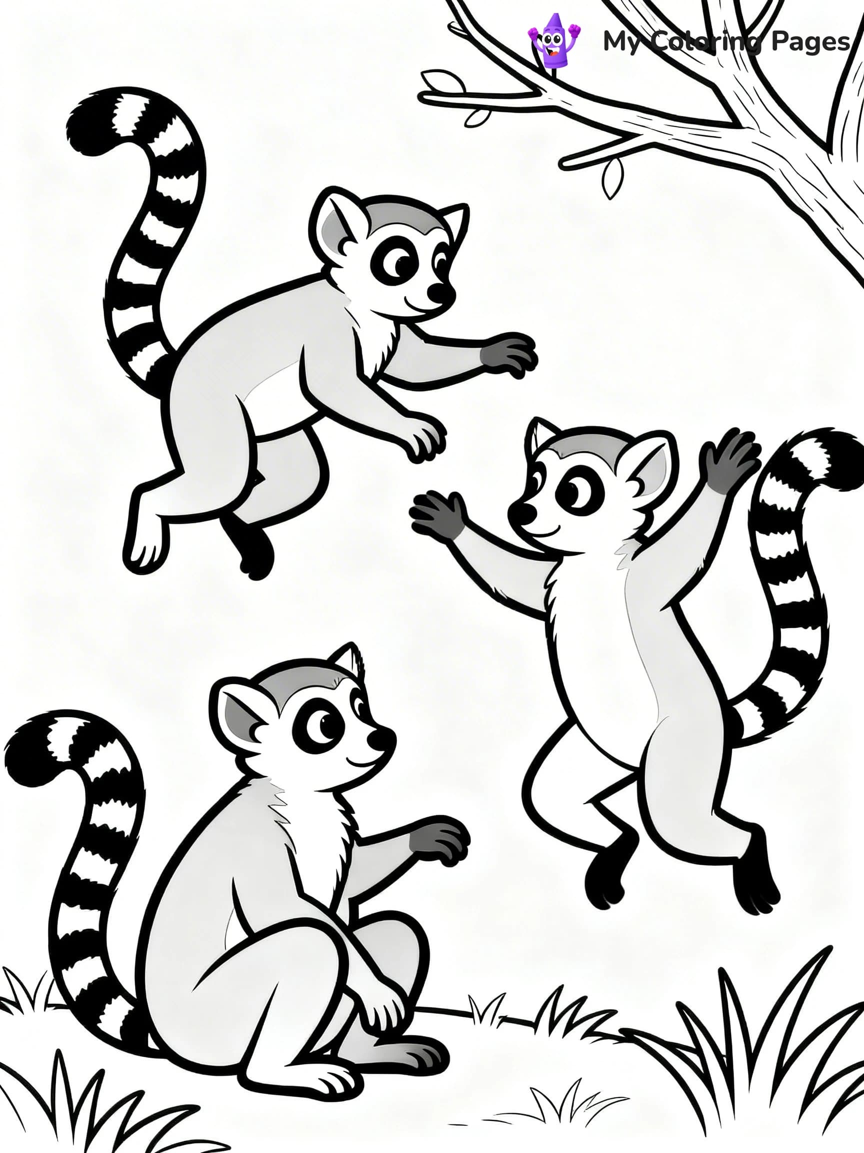 Lemur Coloring Pages - 23