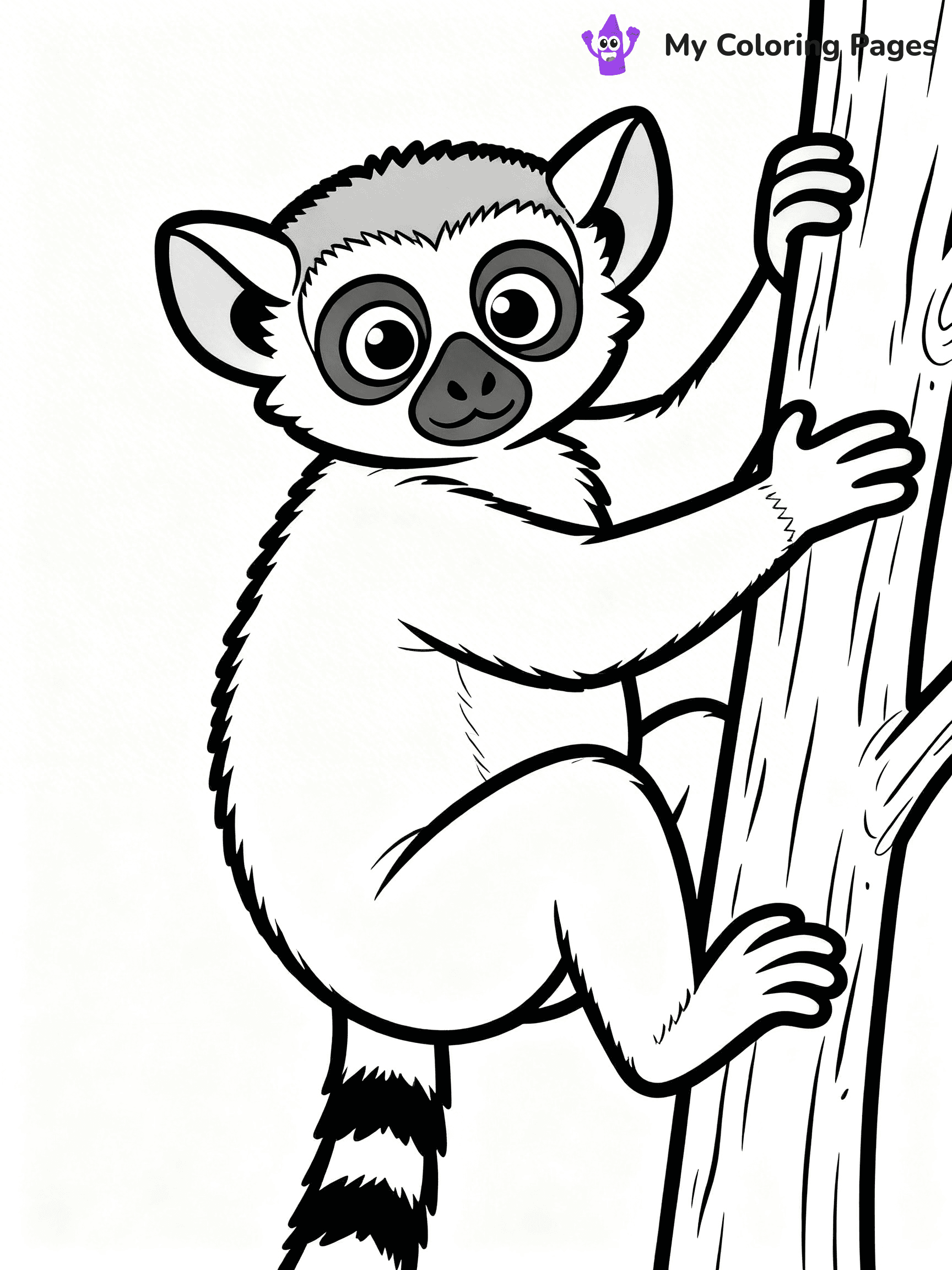 Lemur Coloring Pages - 21