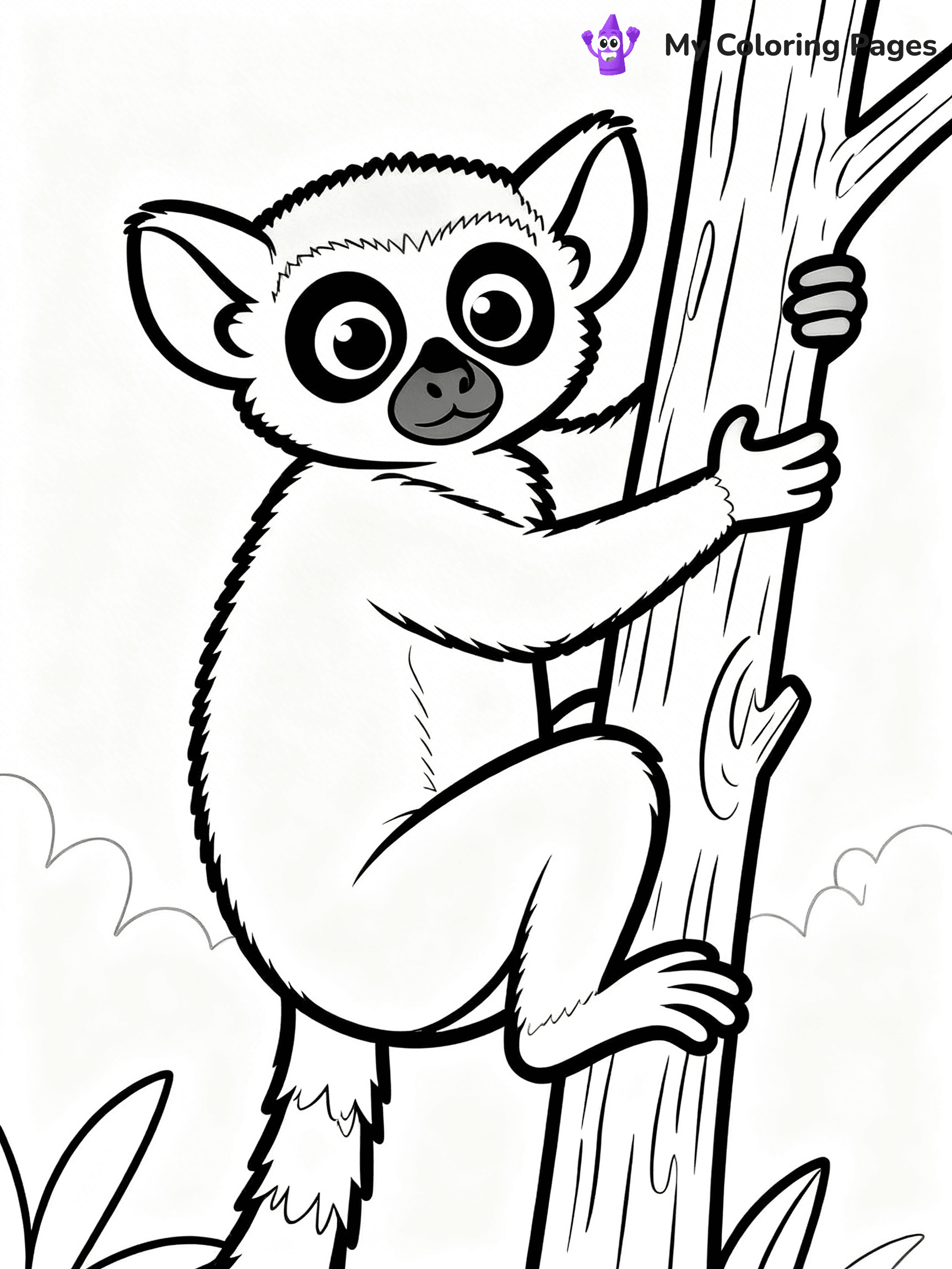 Lemur Coloring Pages - 20