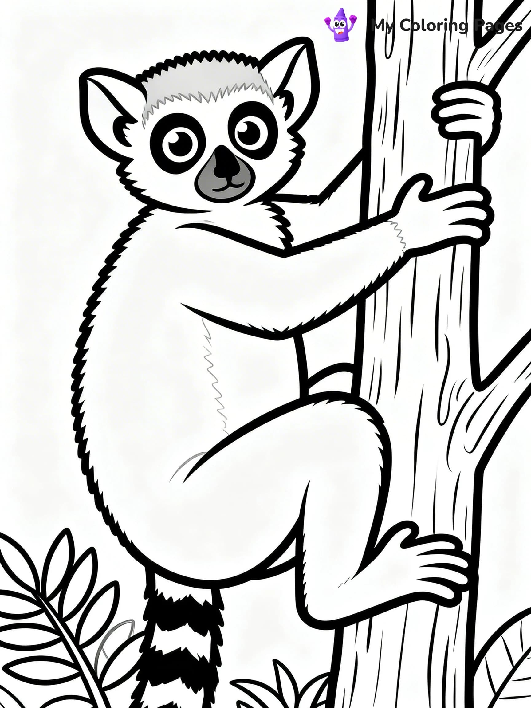 Lemur Coloring Pages - 18