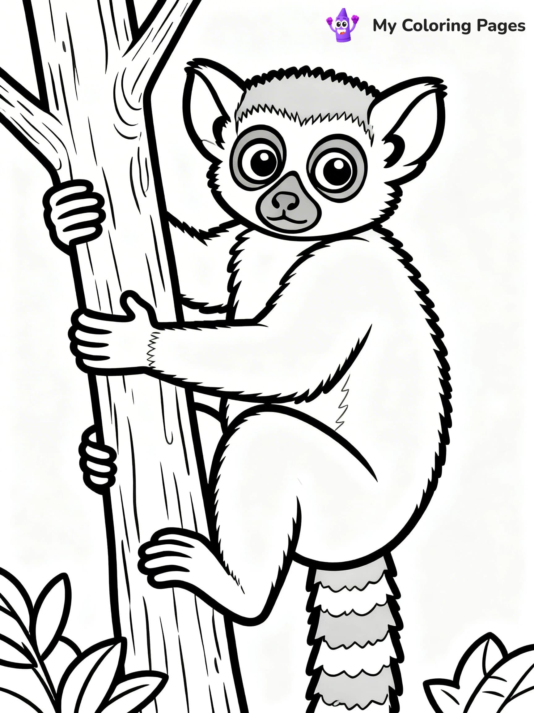 Lemur Coloring Pages - 17