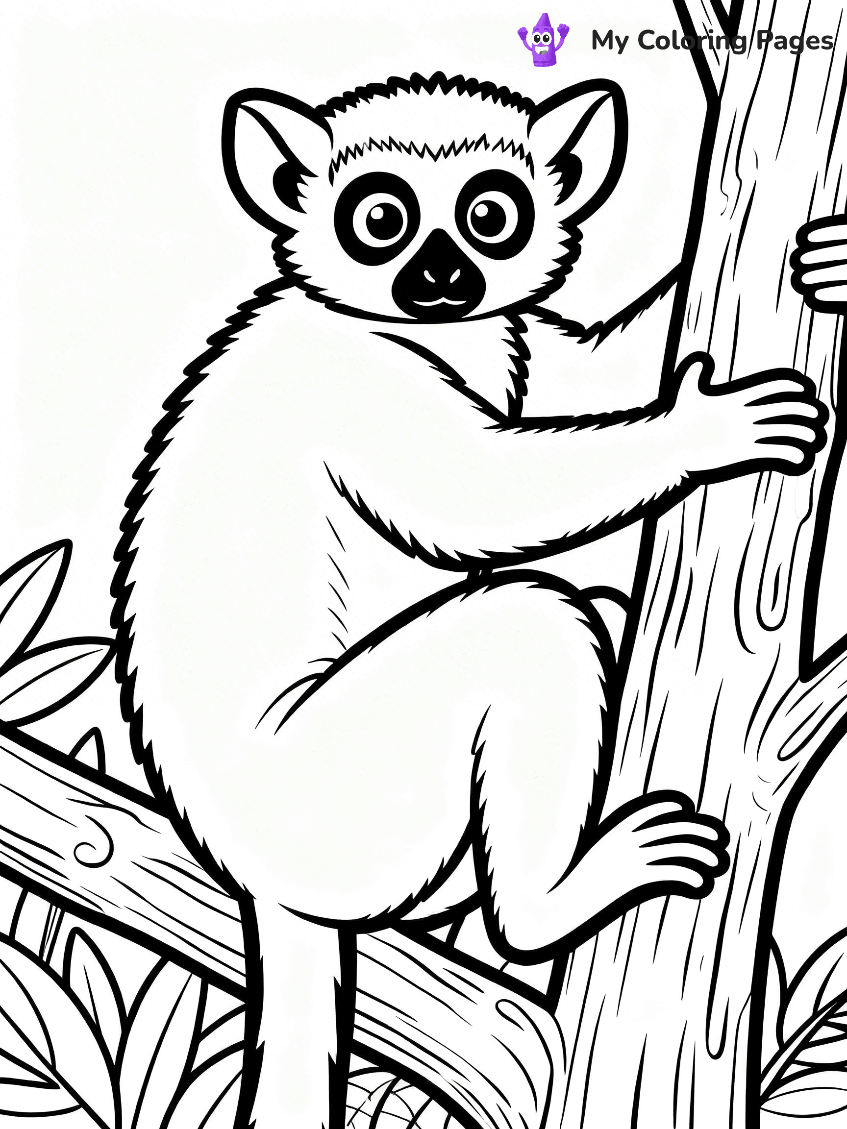 Lemur Coloring Pages - 16