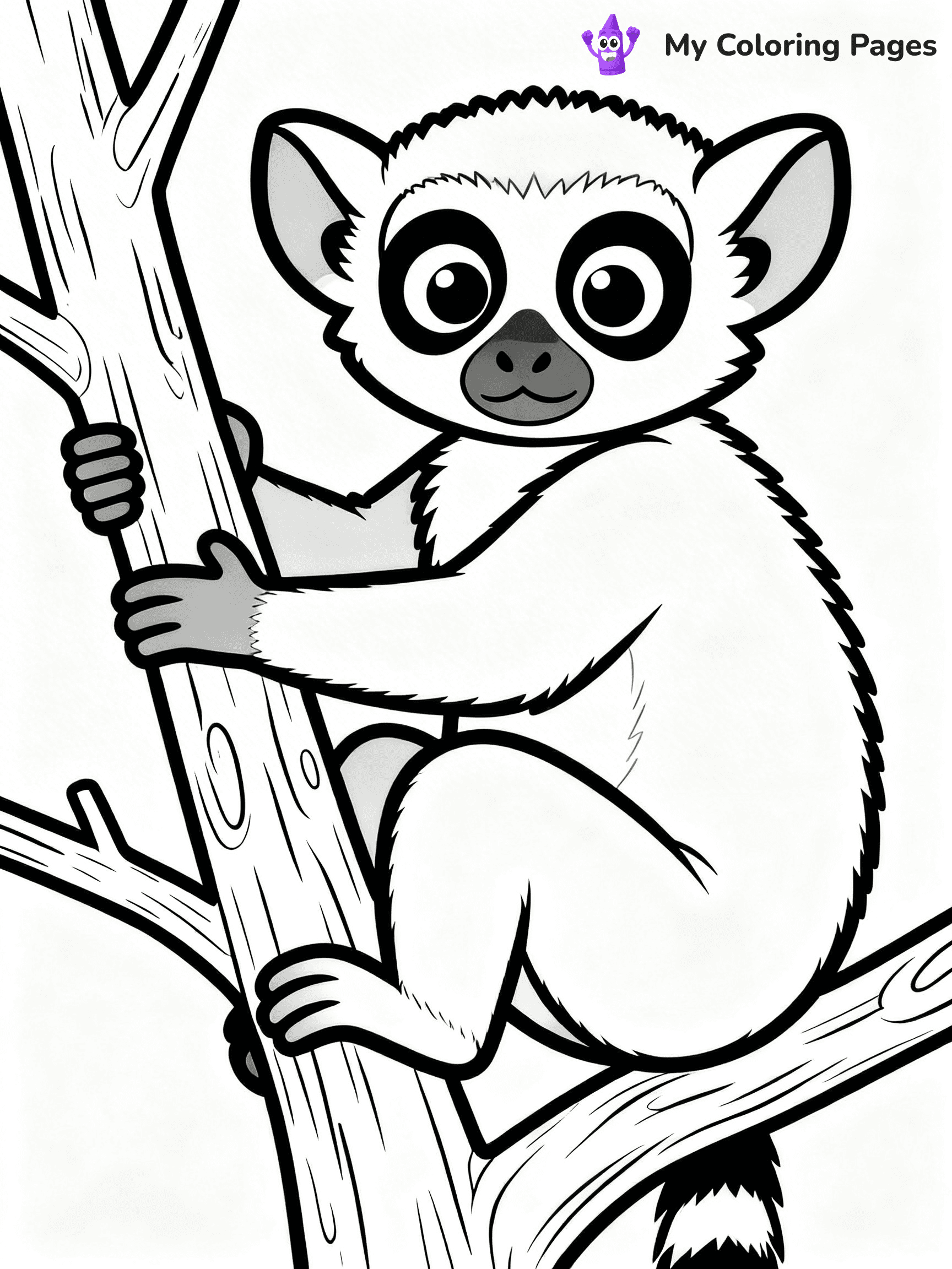 Lemur Coloring Pages - 15