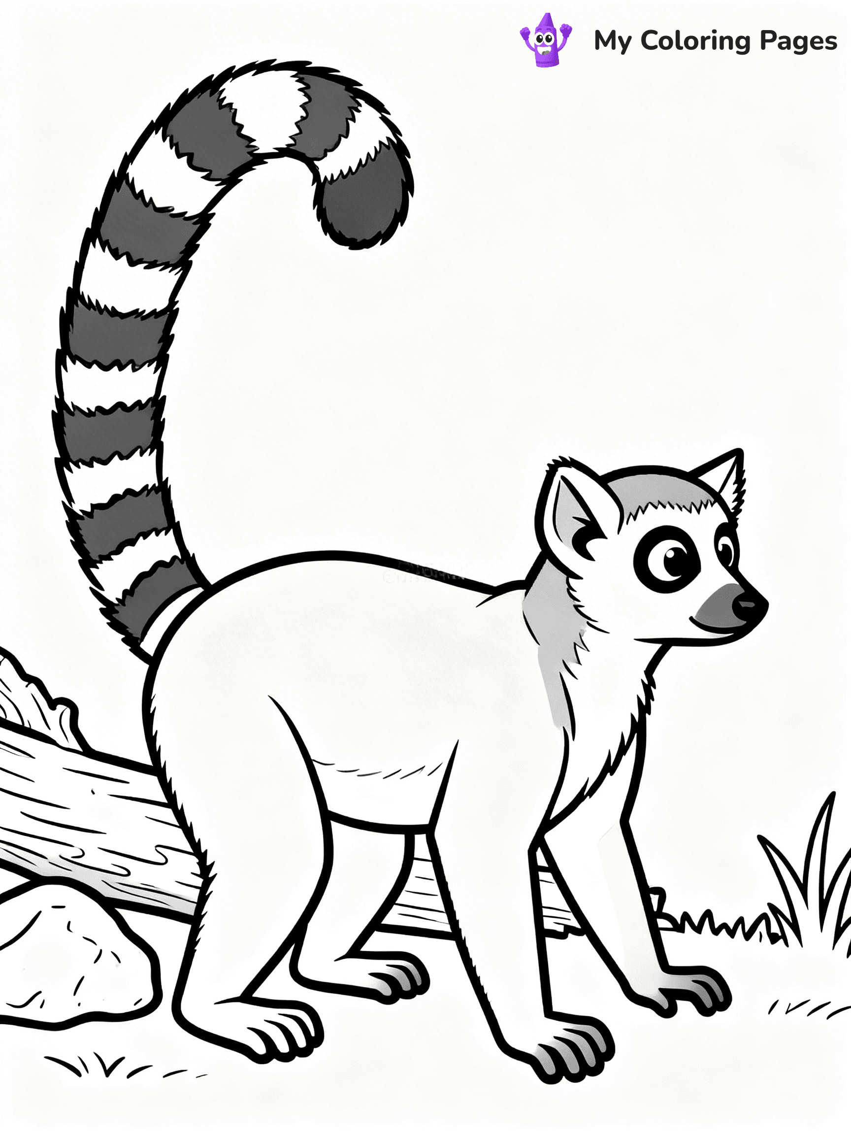 Lemur Coloring Pages - 14