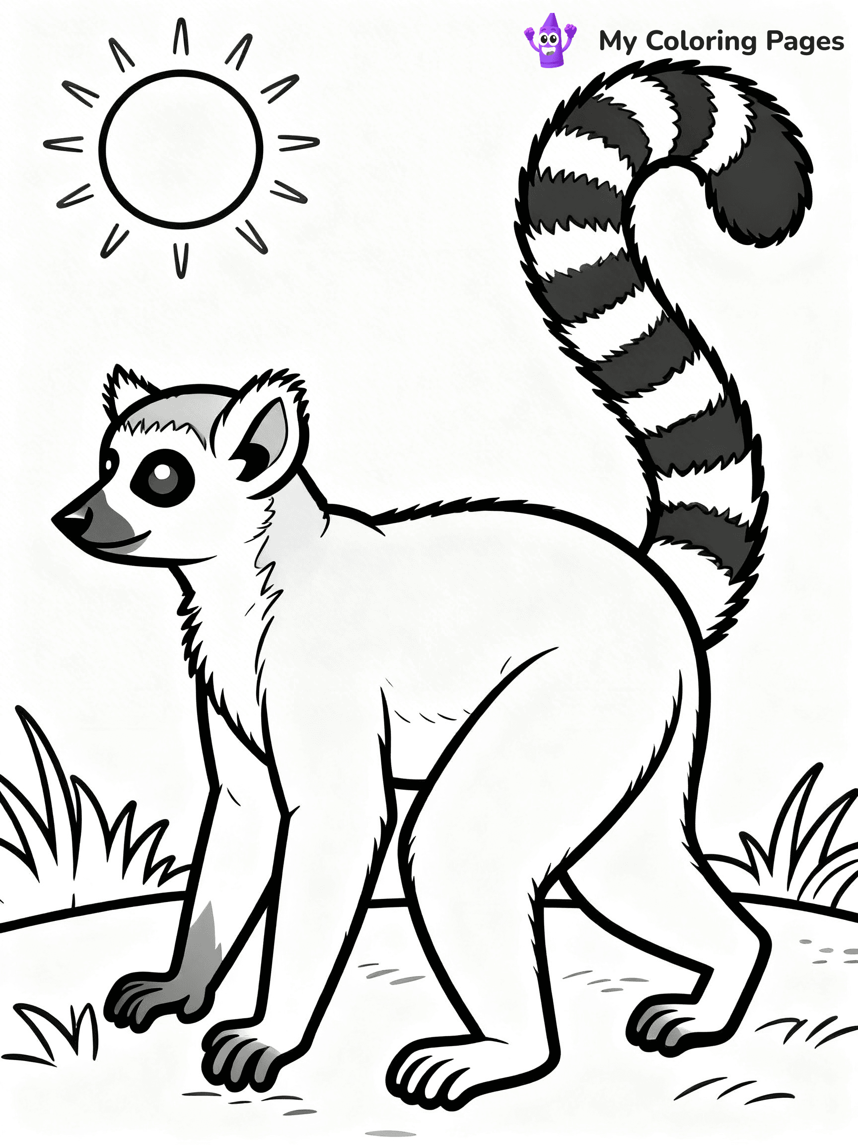 Lemur Coloring Pages - 13