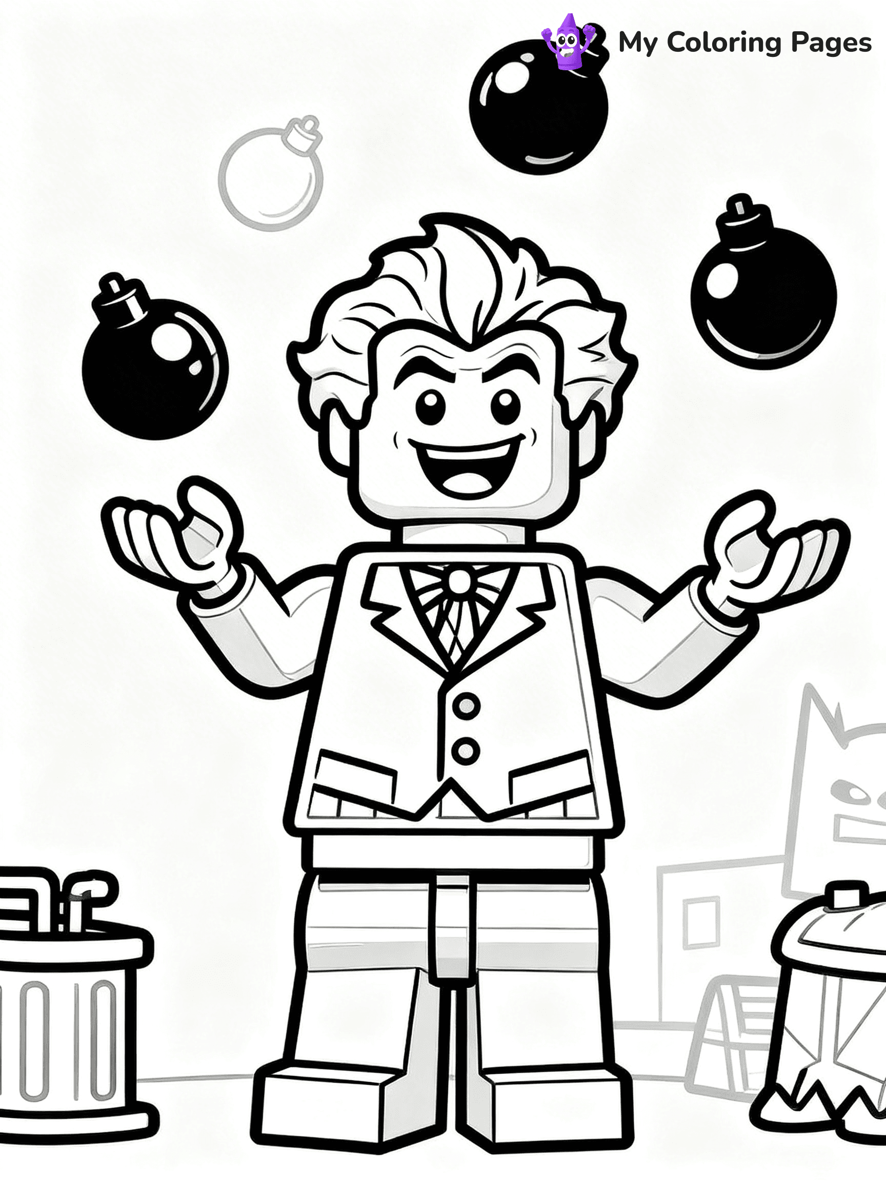 Lego Batman Coloring Pages - 37