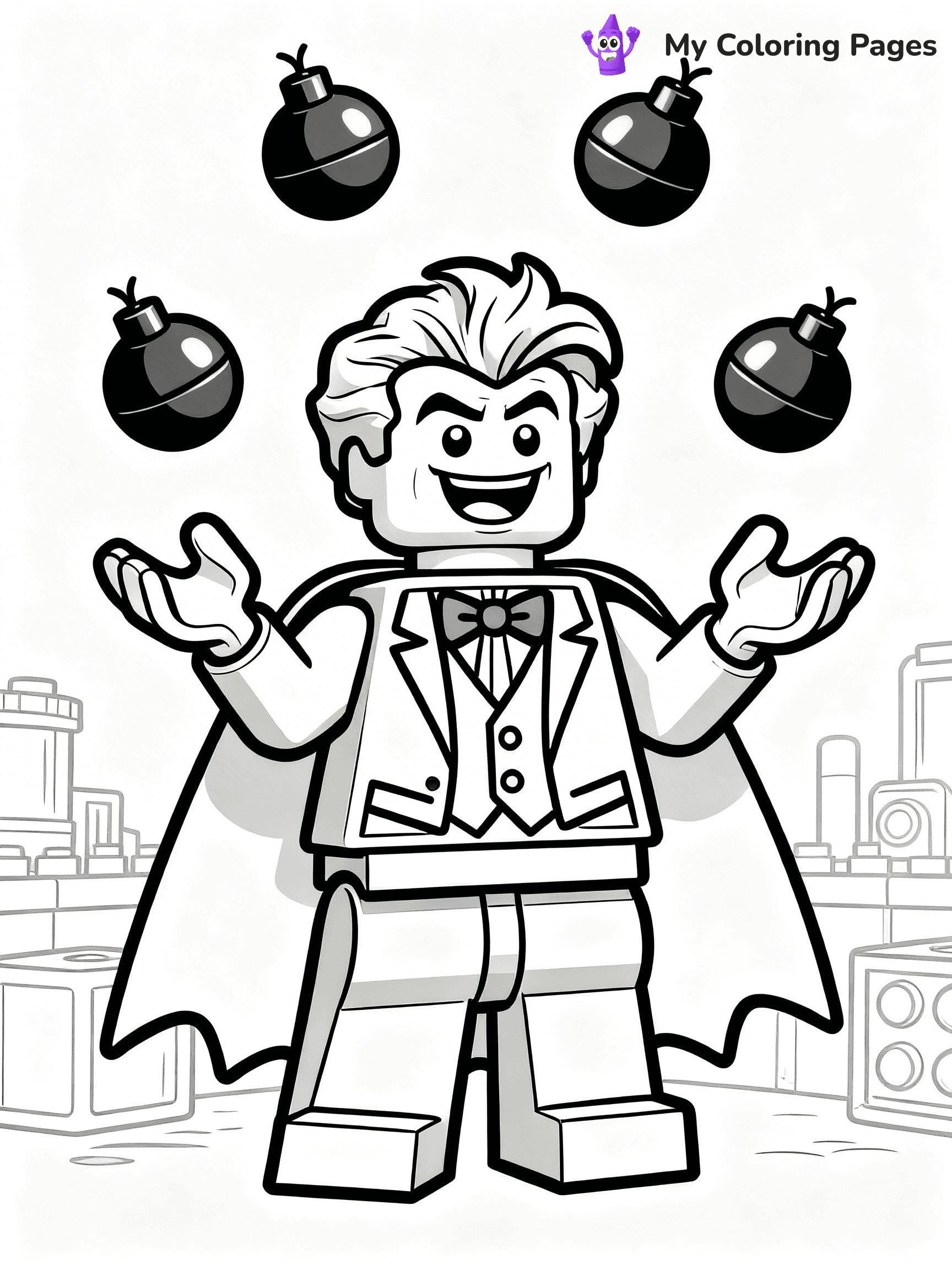 Lego Batman Coloring Pages - 36