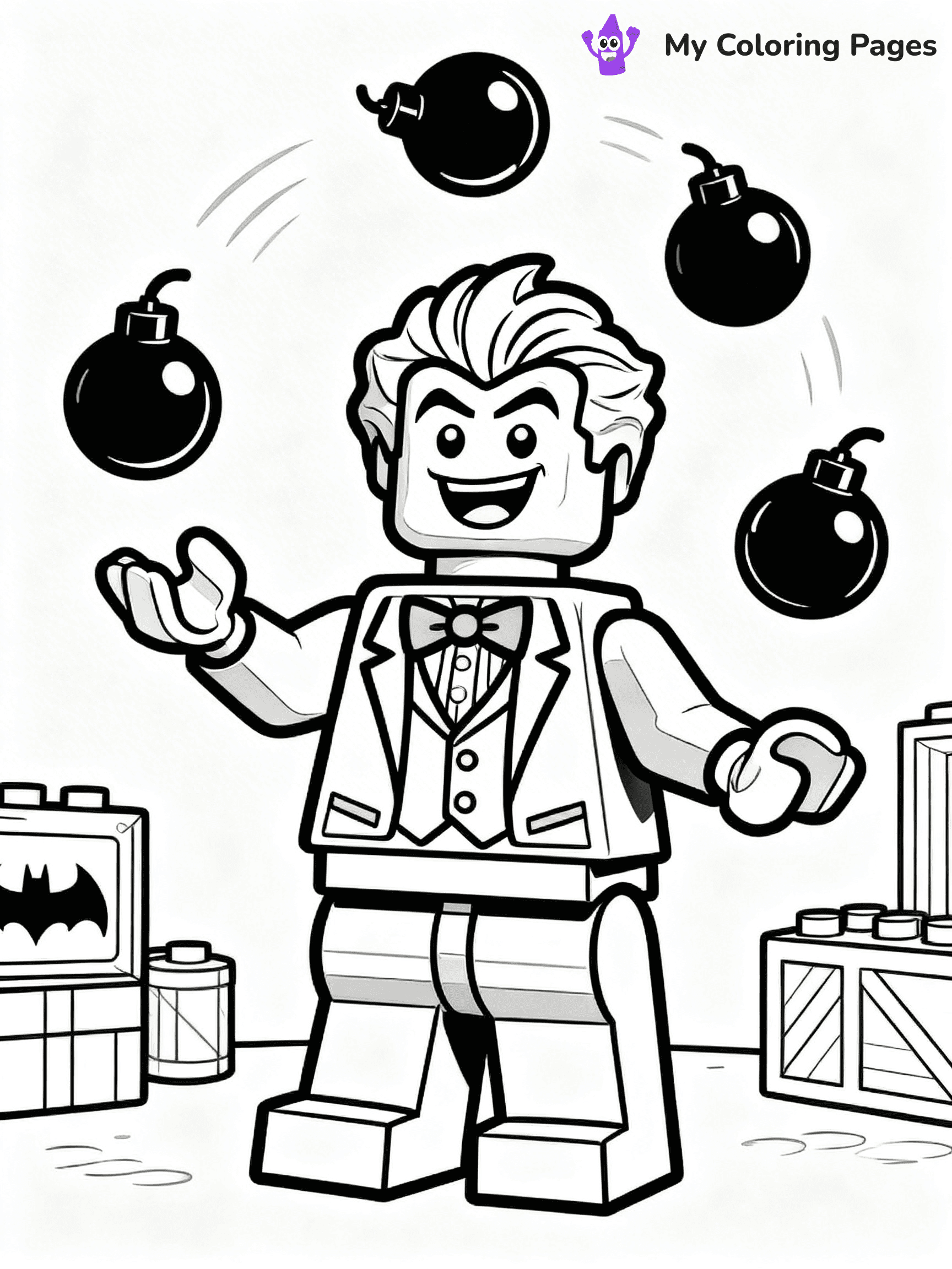 Lego Batman Coloring Pages - 34