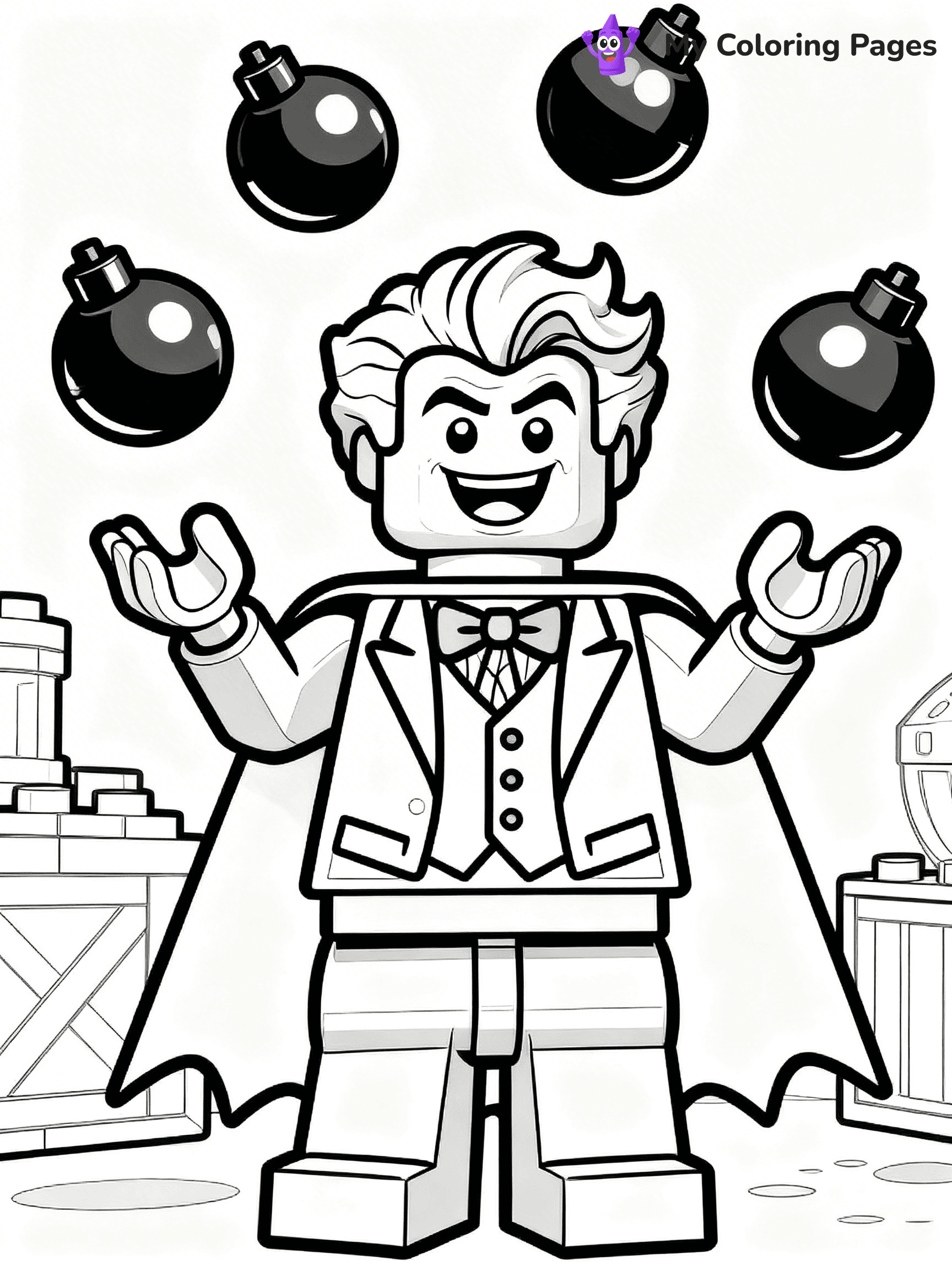 Lego Batman Coloring Pages - 33