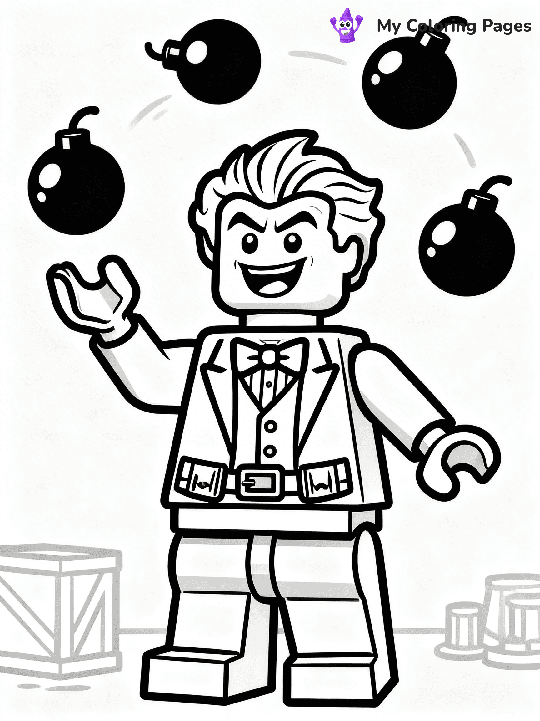 Lego Batman Coloring Pages - 32