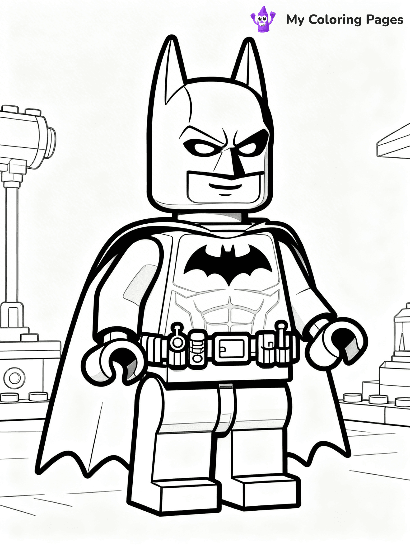 Lego Batman Coloring Pages - 19