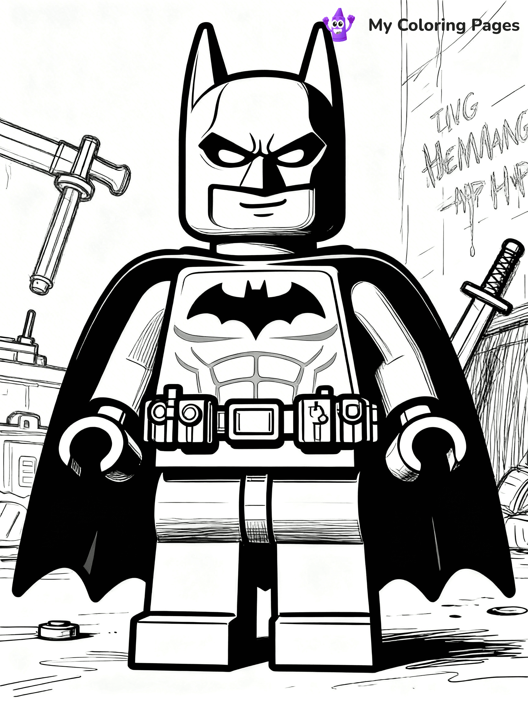 Lego Batman Coloring Pages - 17
