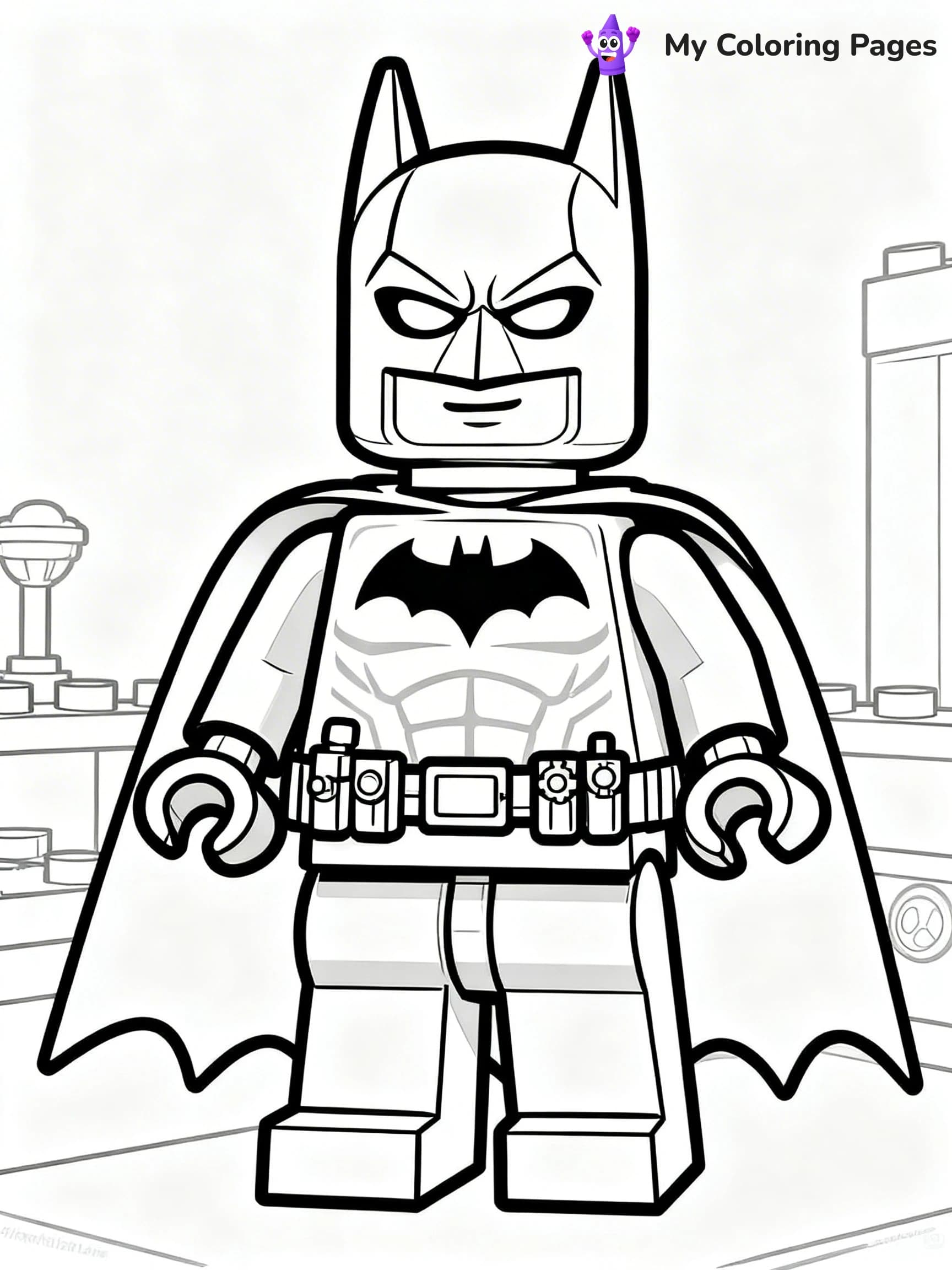 Lego Batman Coloring Pages - 16