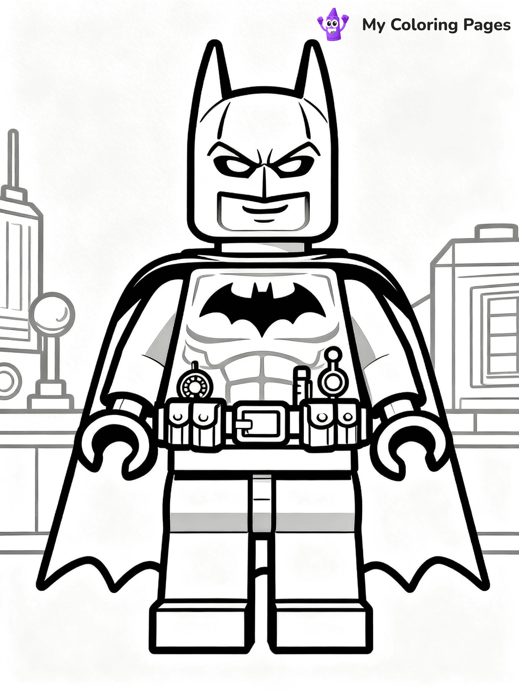 Lego Batman Coloring Pages - 14