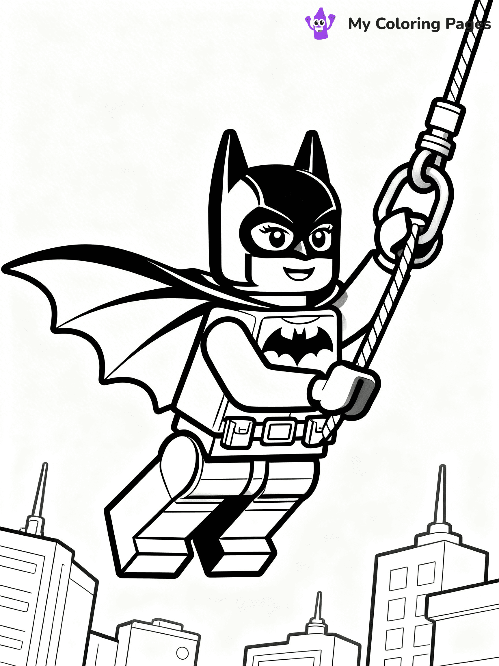 Lego Batman Coloring Pages - 12