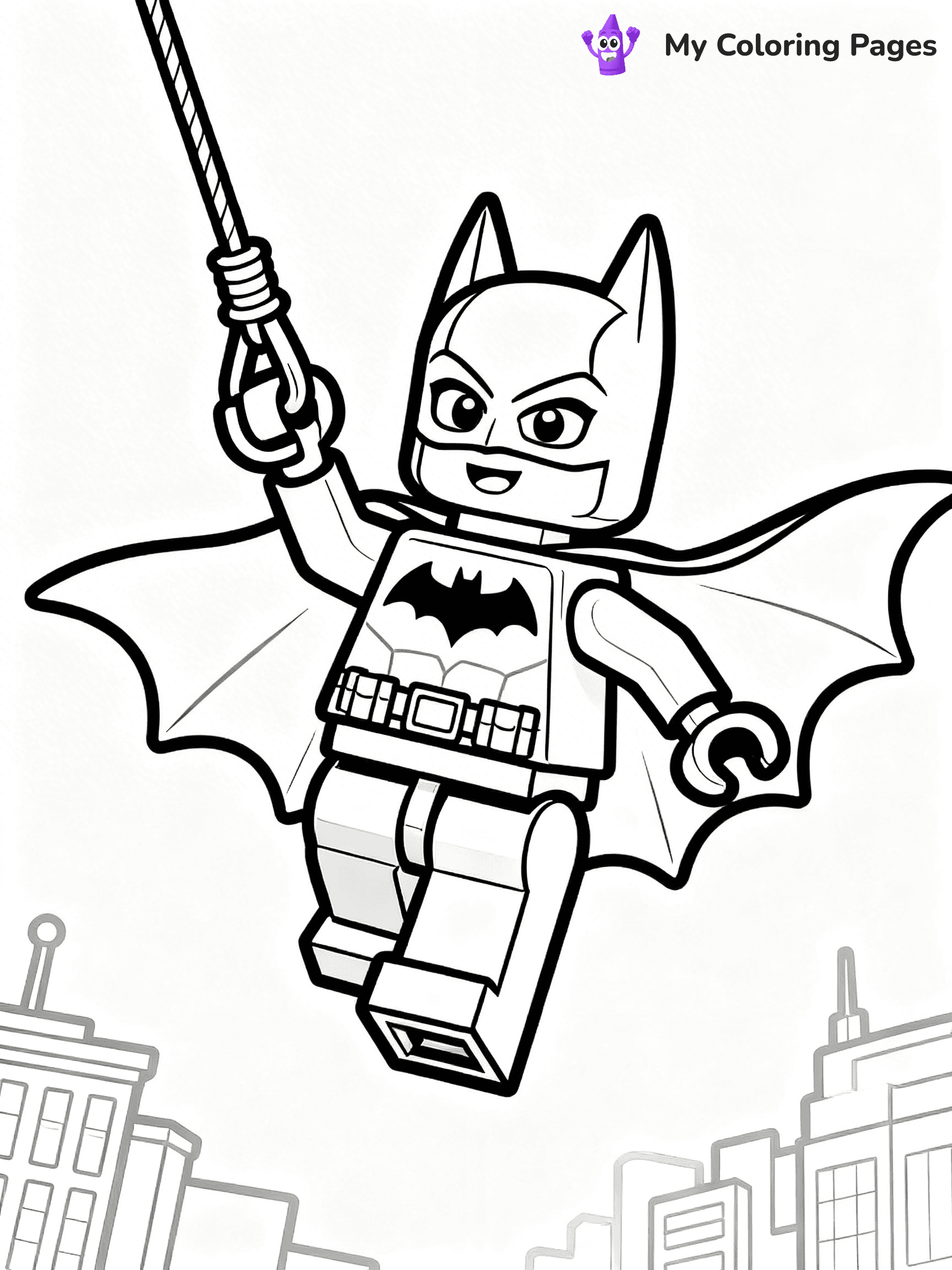 Lego Batman Coloring Pages - 7