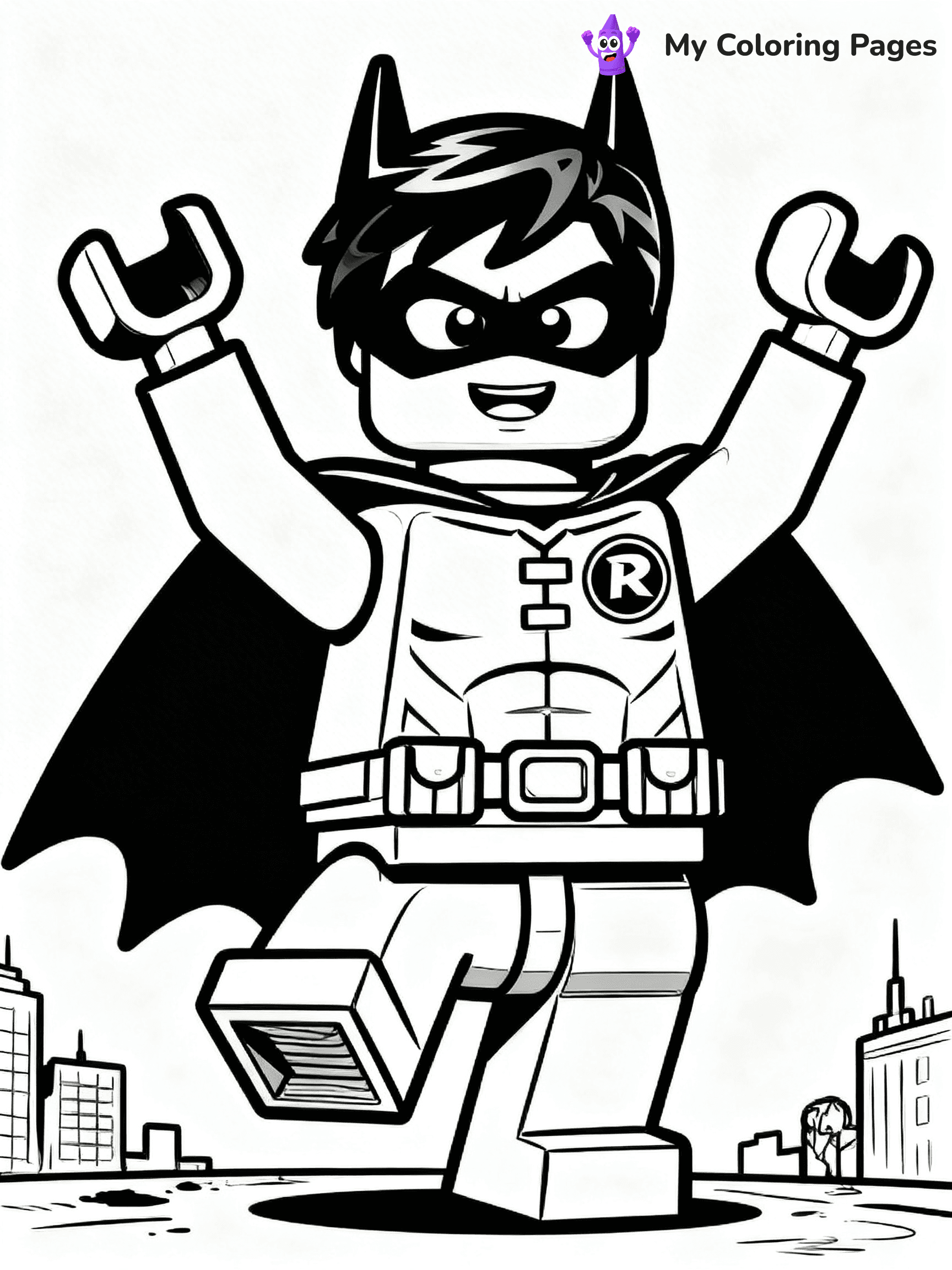 Lego Batman Coloring Pages - 4