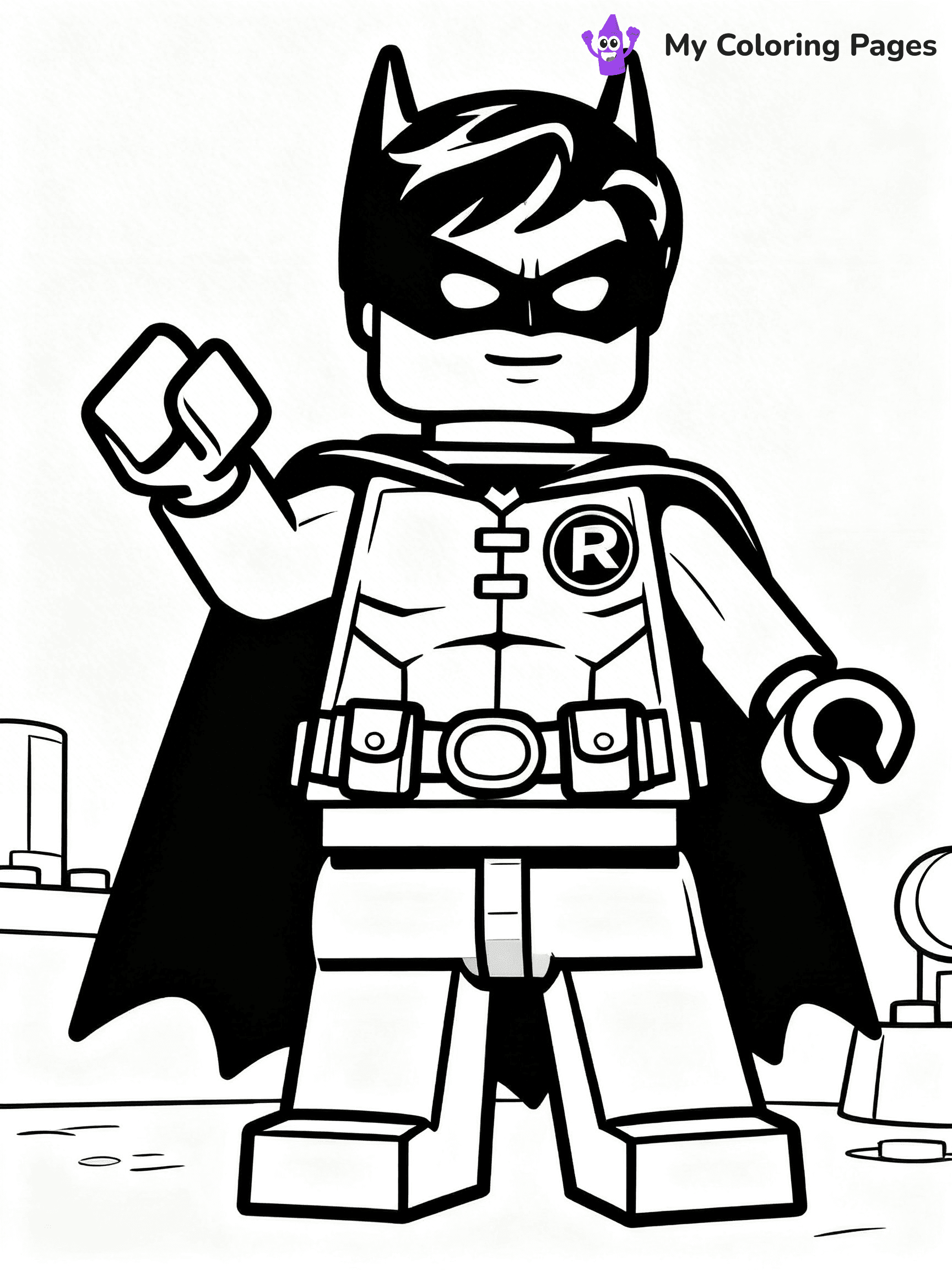Lego Batman Coloring Pages - 3