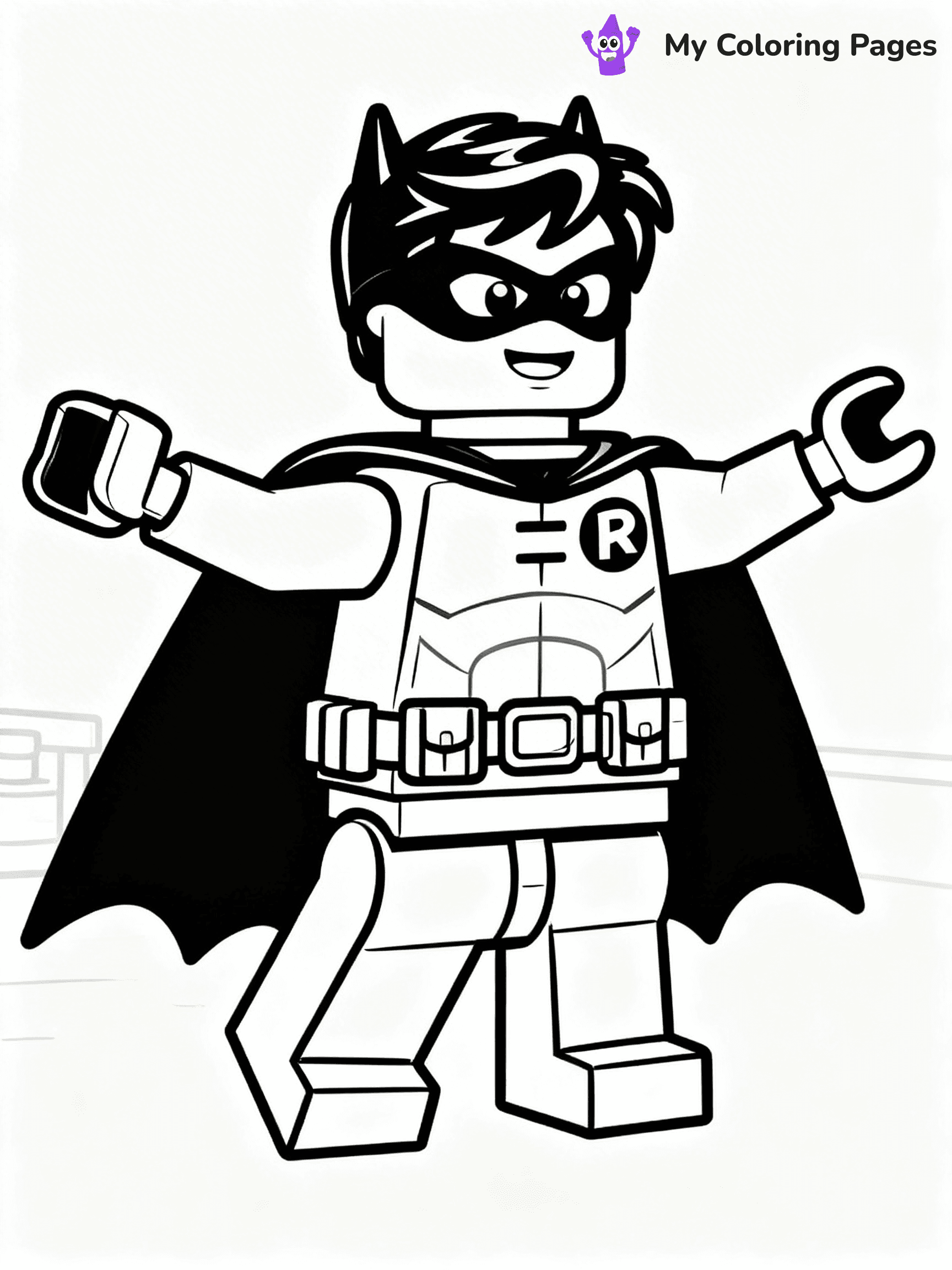 Lego Batman Coloring Pages - 2