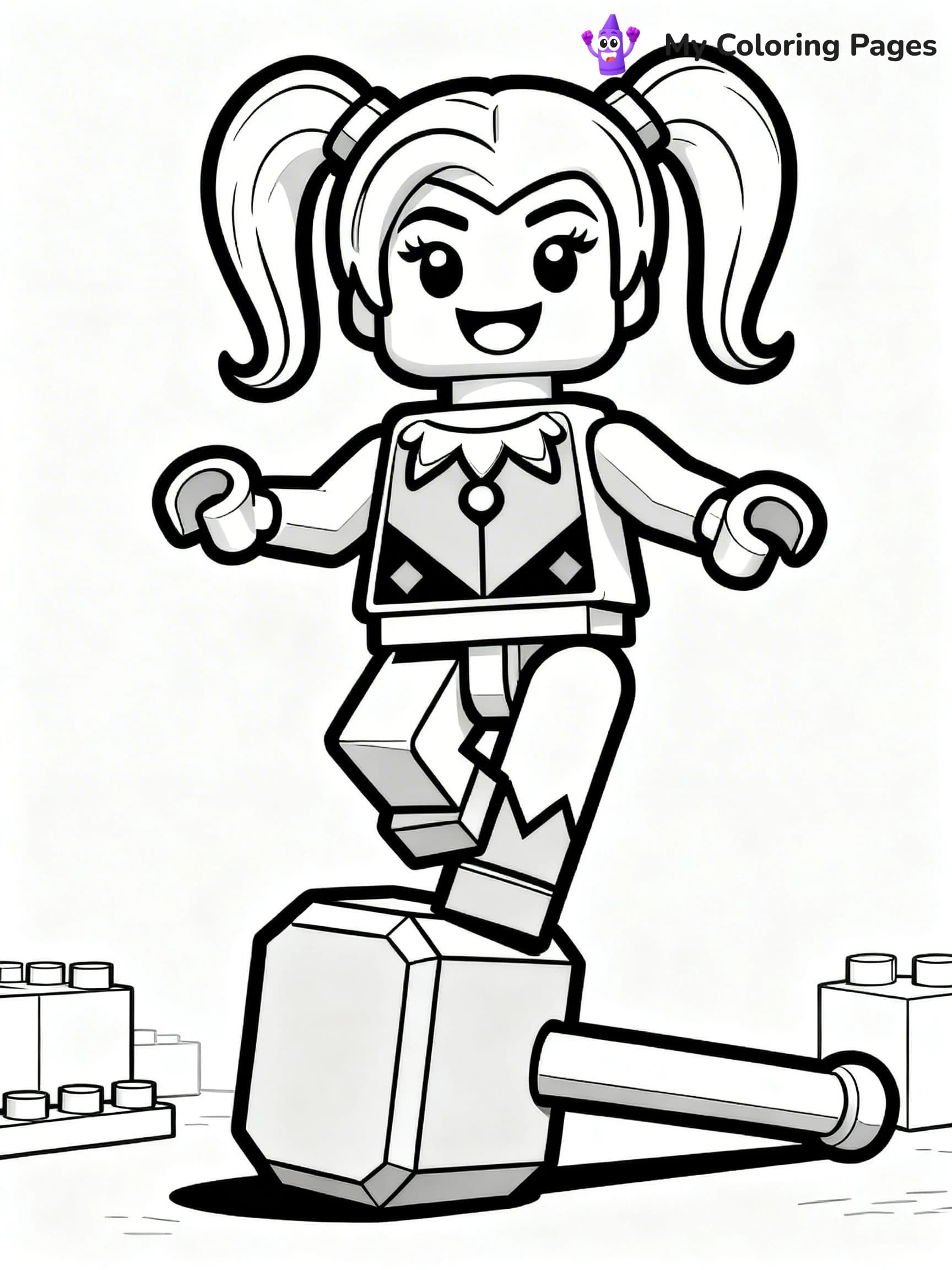 Lego Batman Coloring Pages - 1