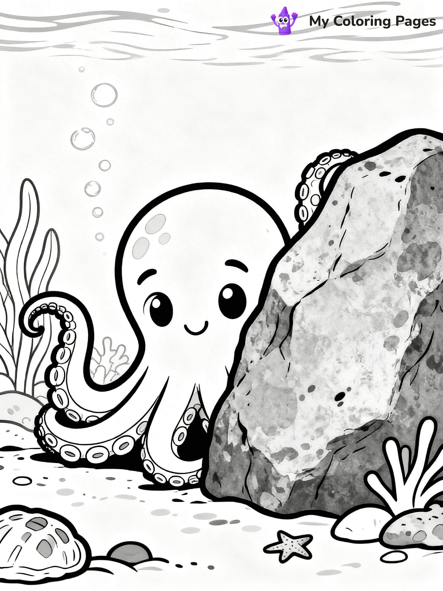 Sea Life Ocean Animals Coloring Pages - 24