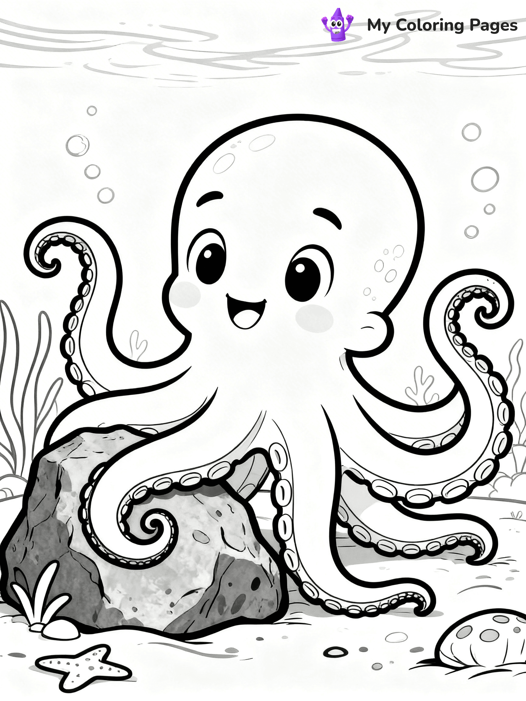 Sea Life Ocean Animals Coloring Pages - 3