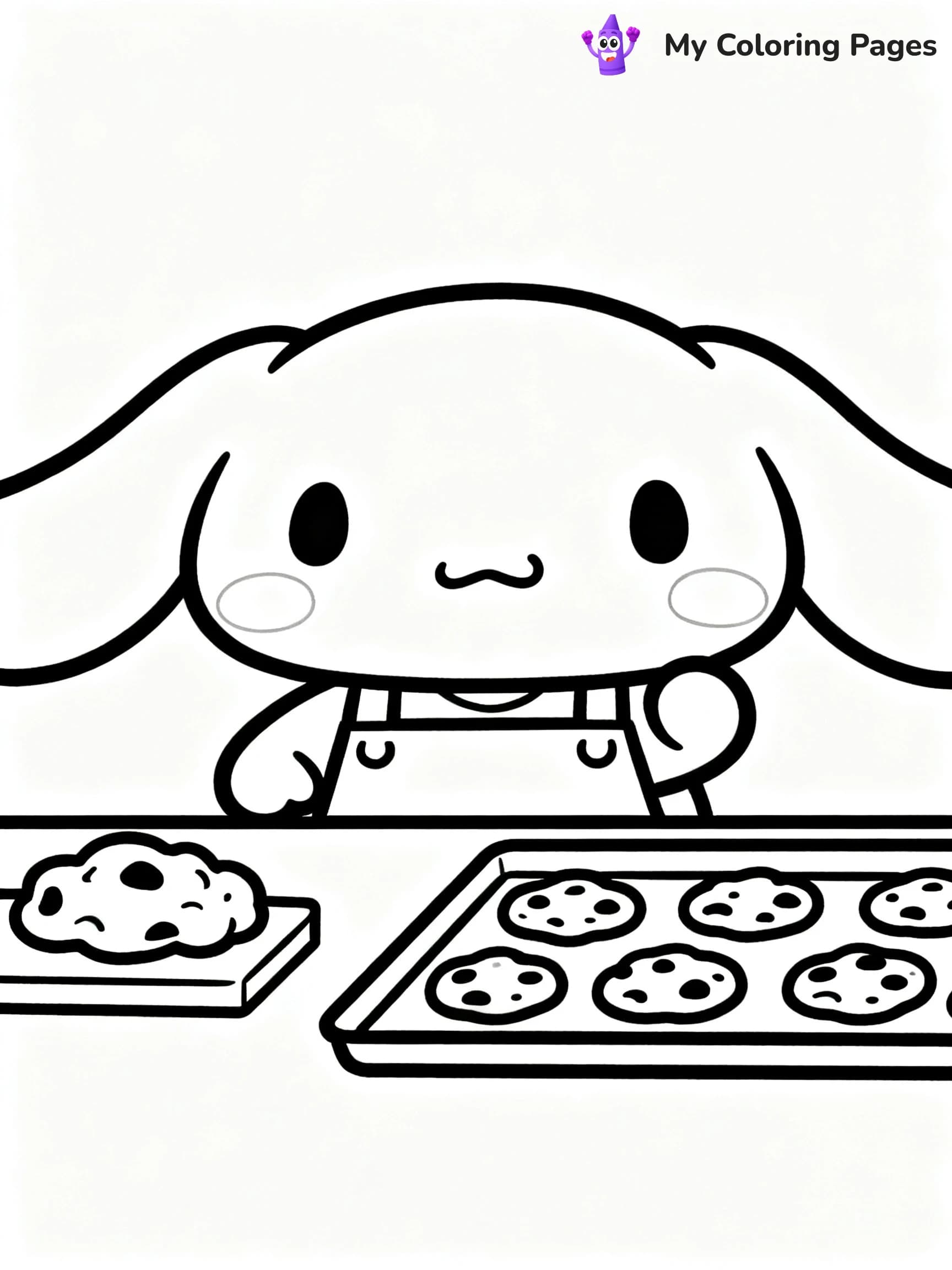 Hello Kitty Cooking Coloring Pages - 24